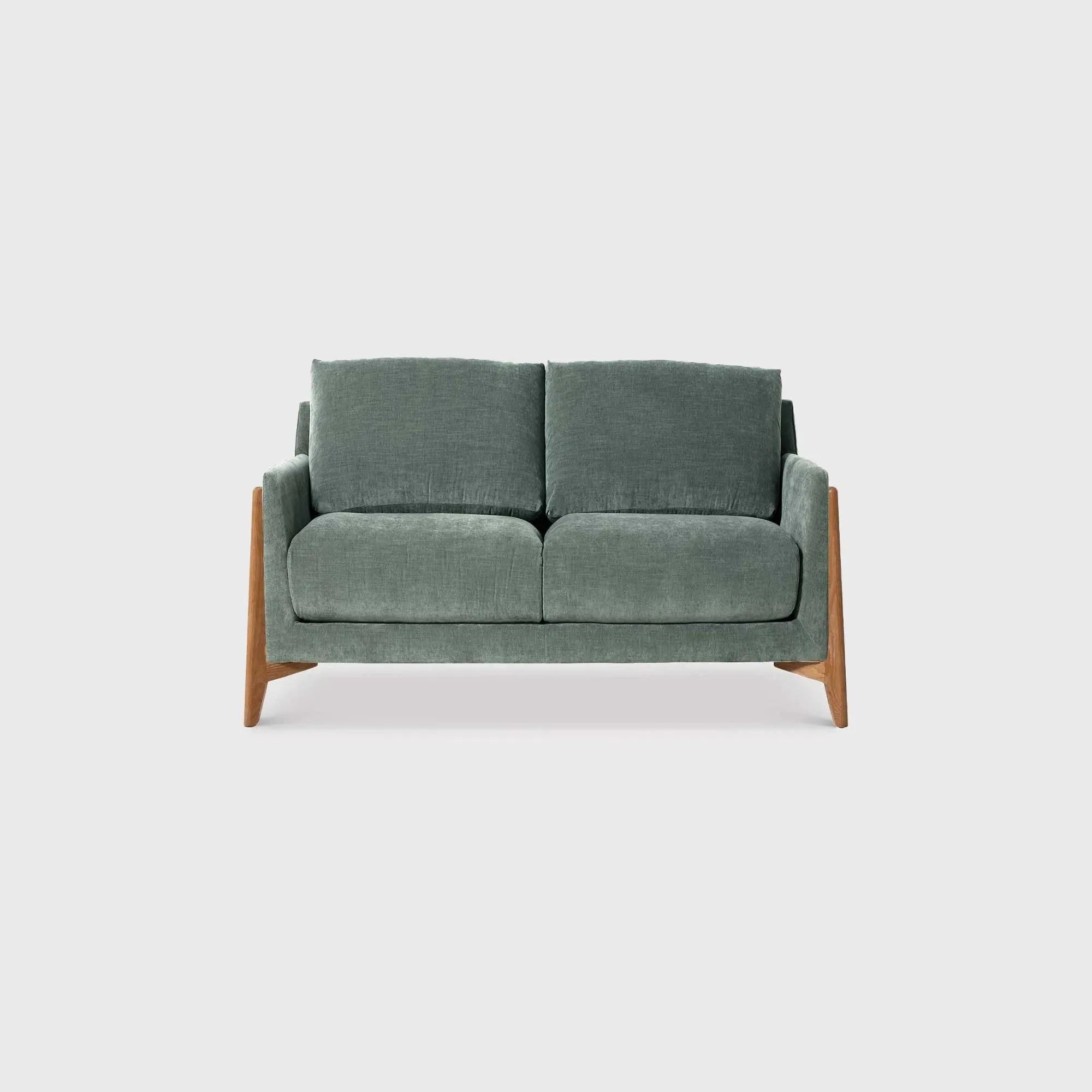 Miles 2-Seater Sofa - Grey, Fabric image
