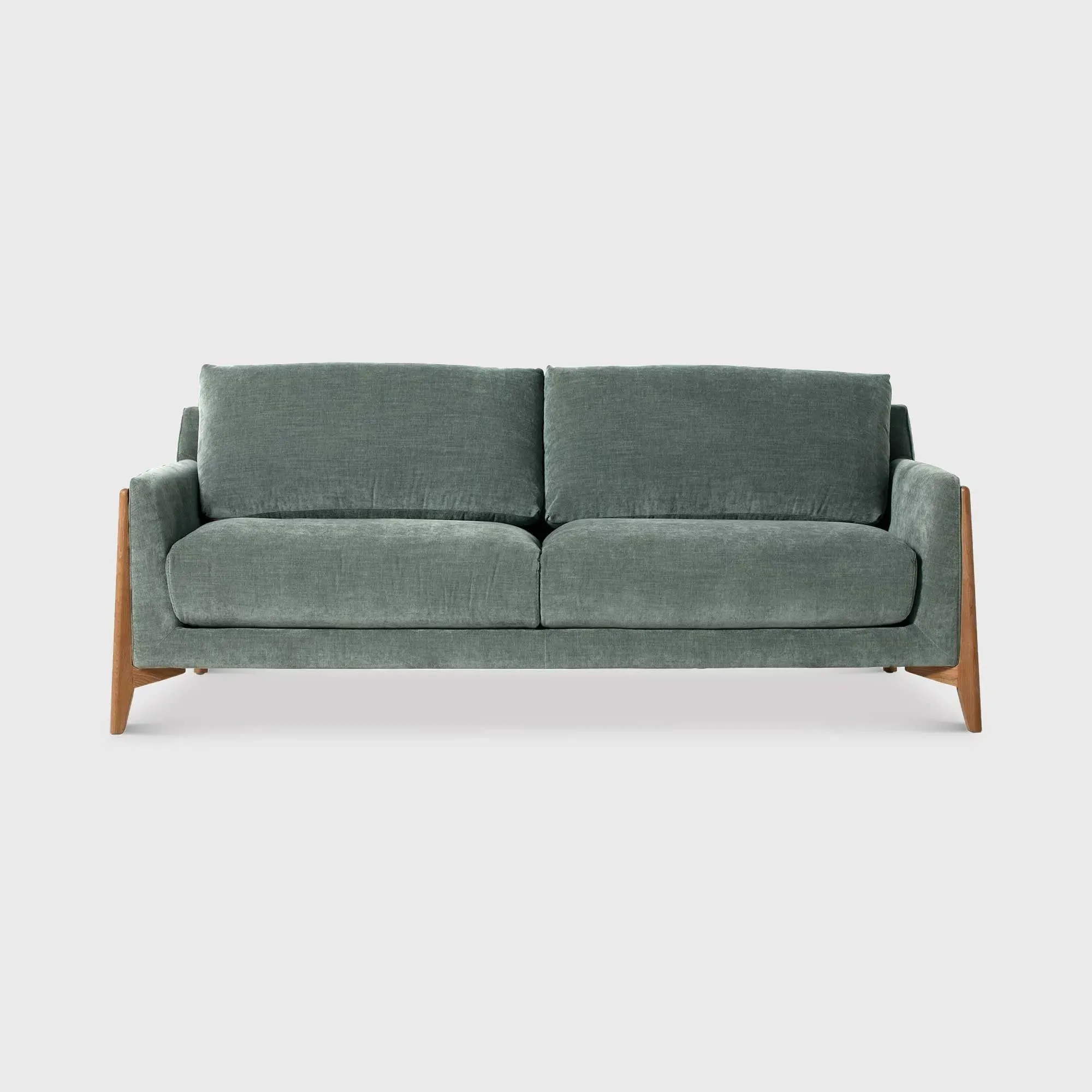Miles 3-Seater Sofa - Grey, Fabric image