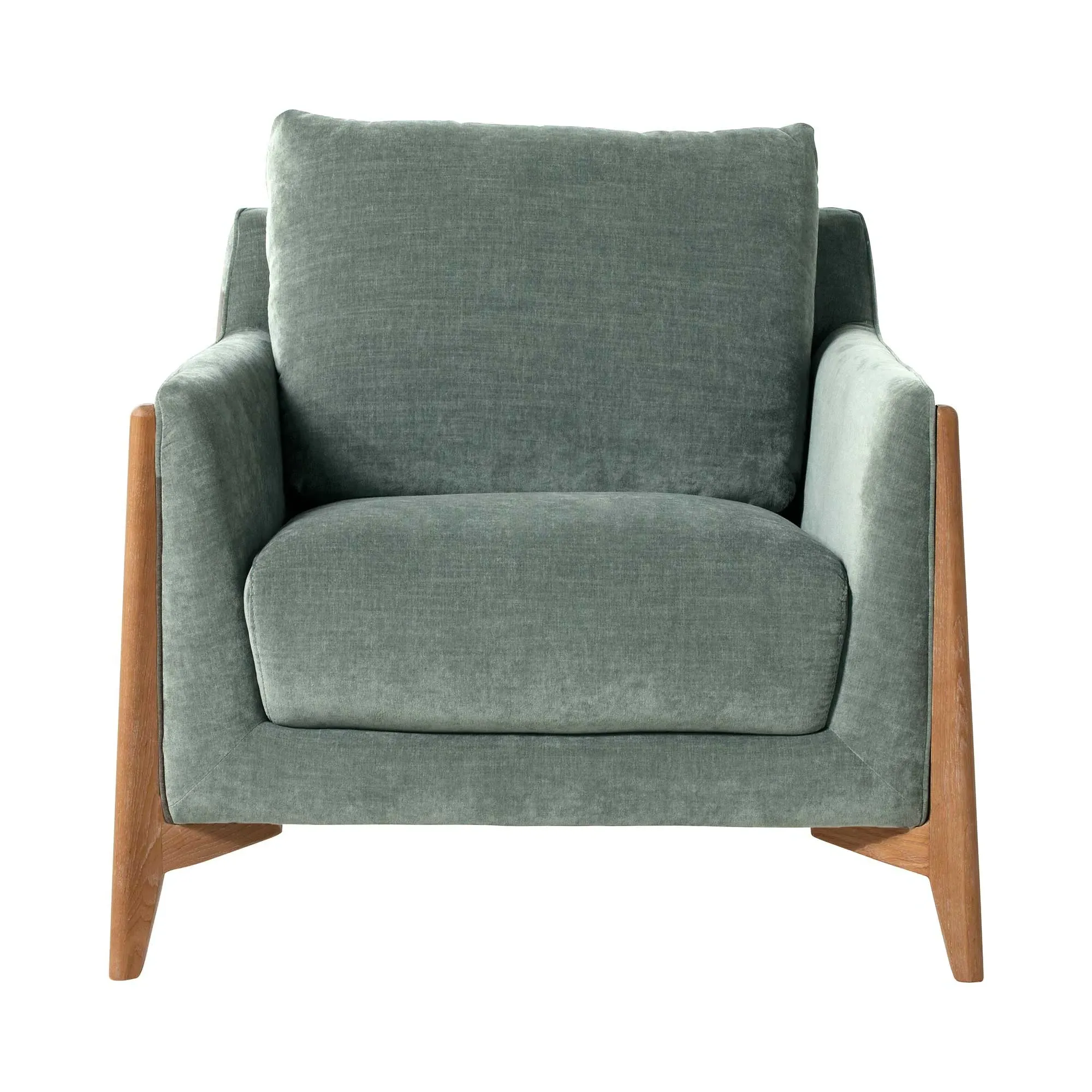 Miles Armchair - Grey, Fabric