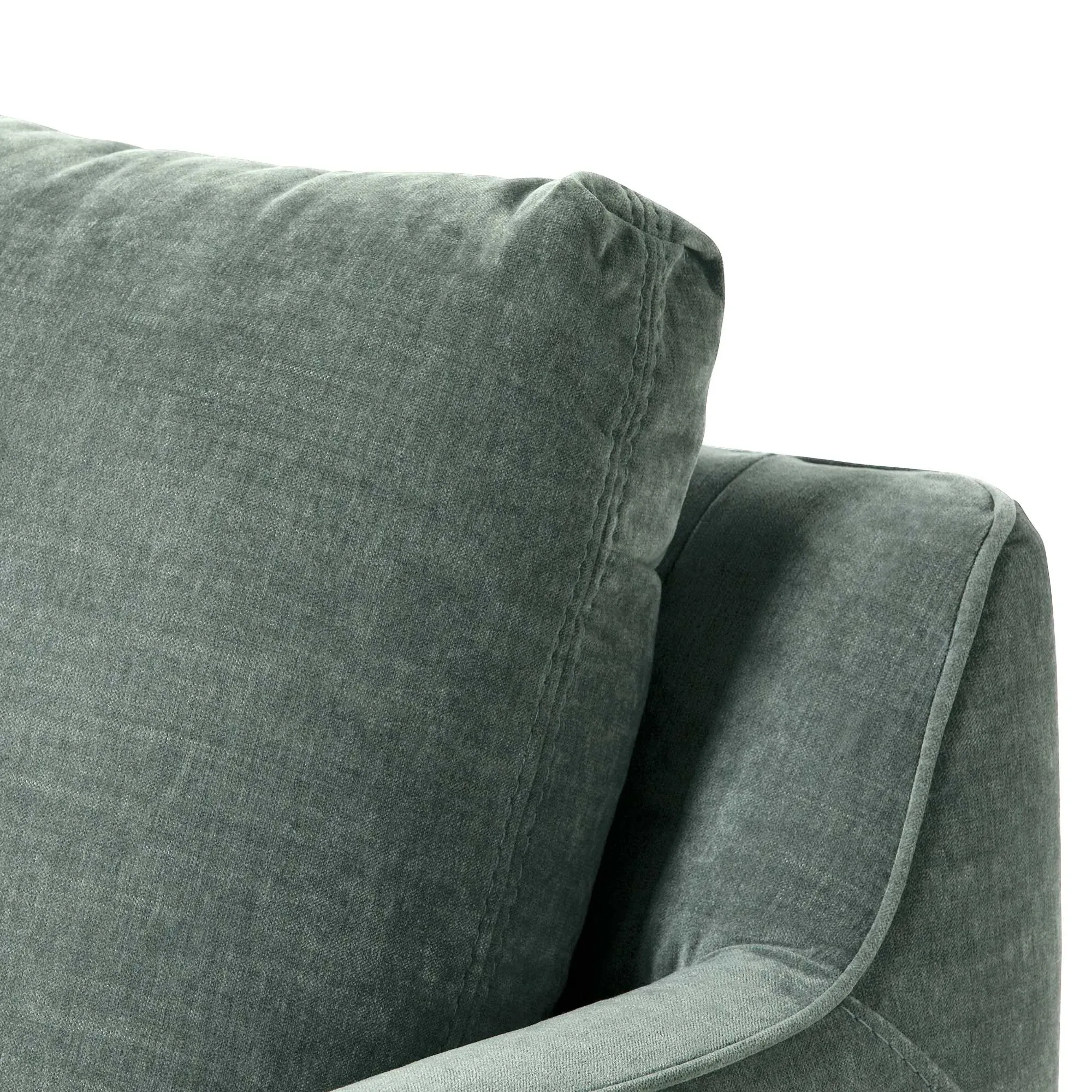 Miles Armchair - Grey, Fabric