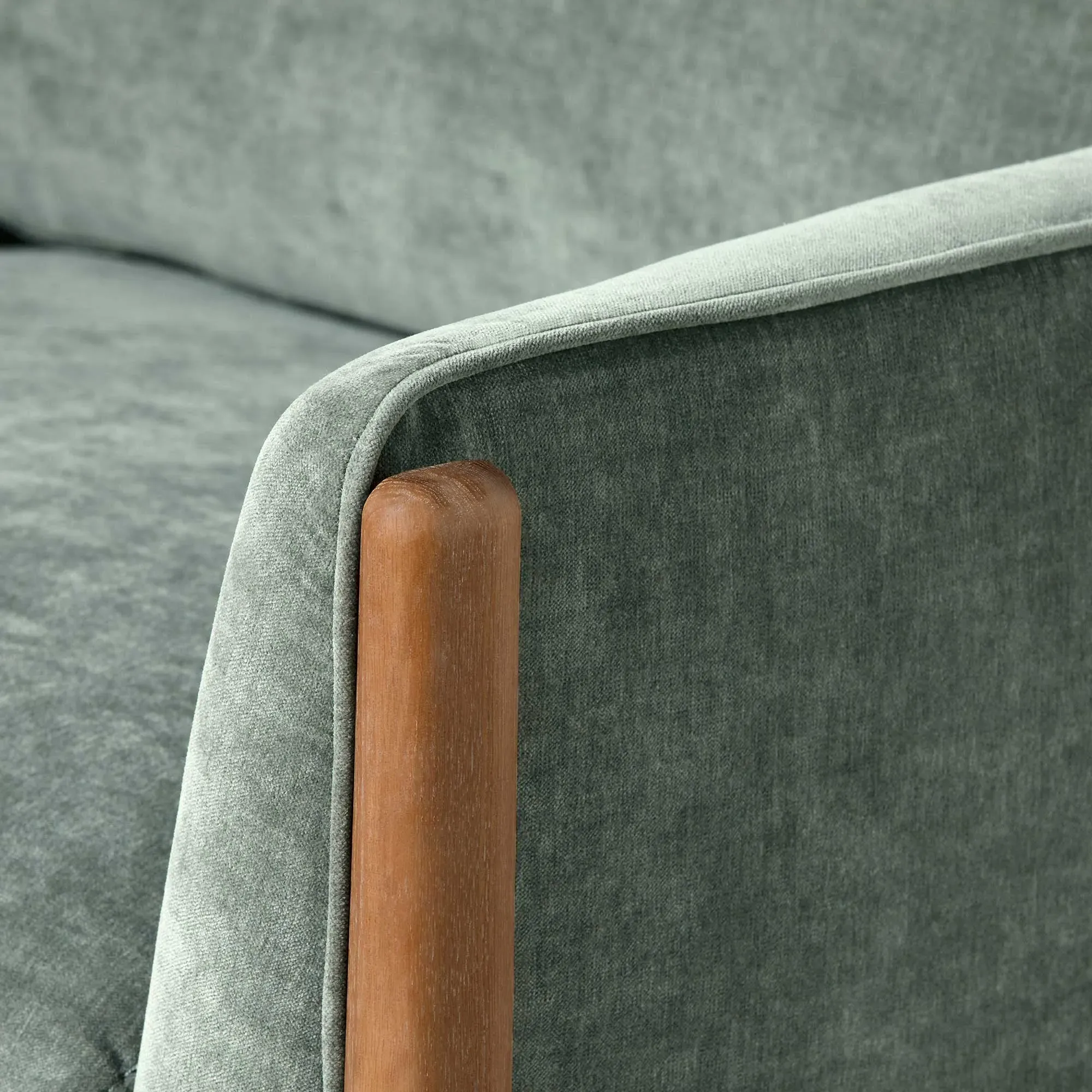 Miles Armchair - Grey, Fabric