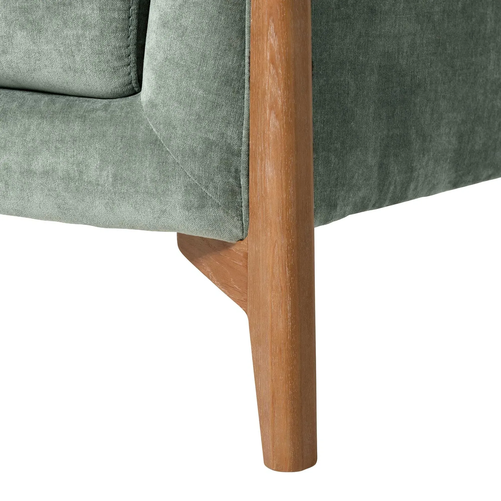 Miles Armchair - Grey, Fabric