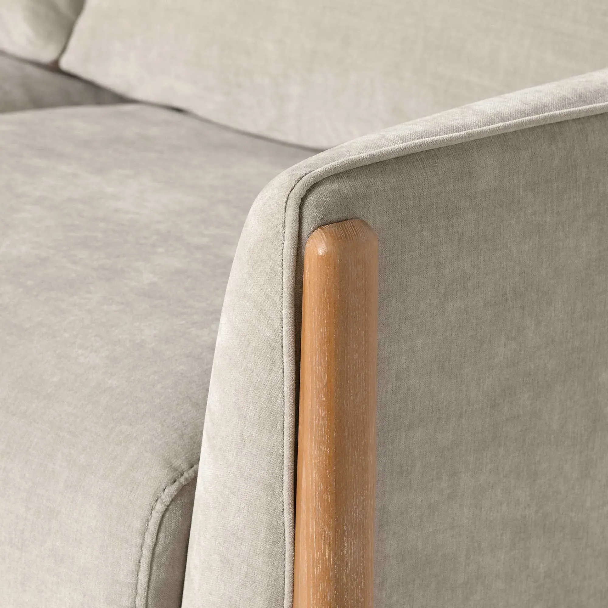 Miles Armchair - Neutral, Fabric