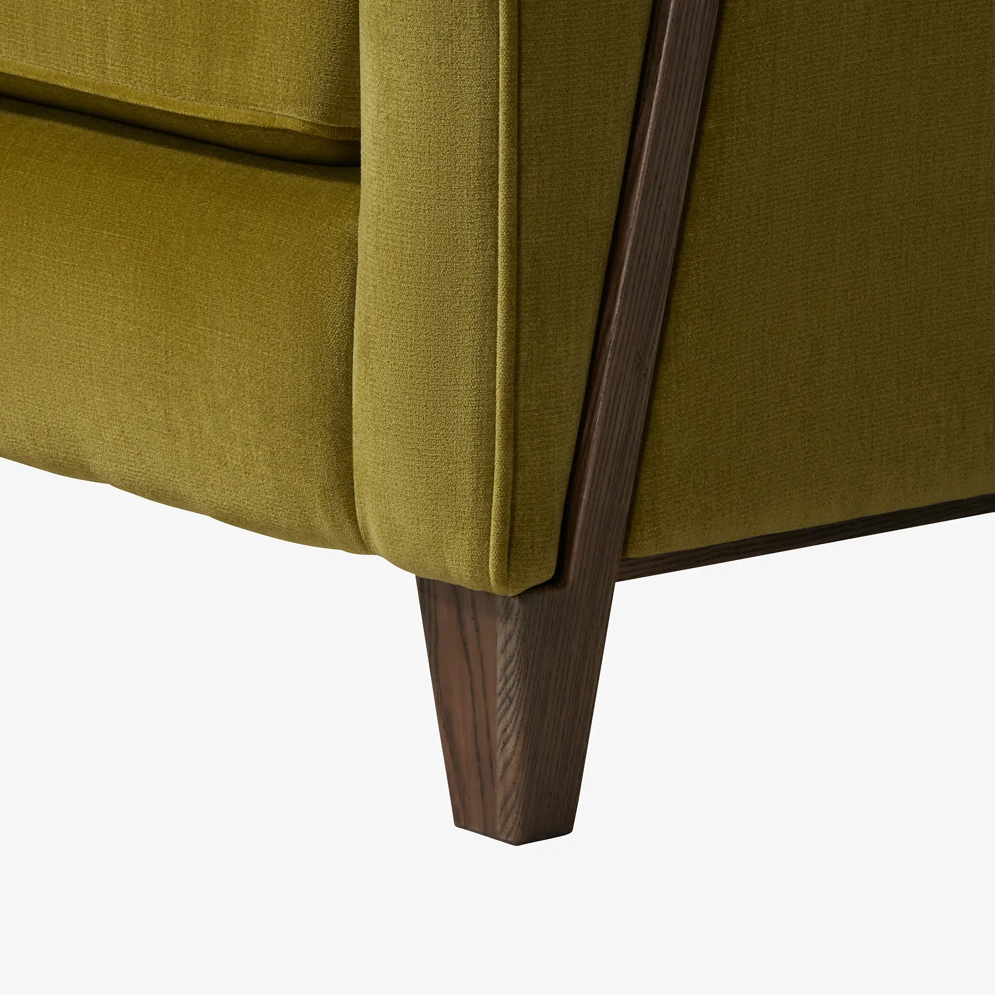 Miller Accent Chair - Green, Fabric