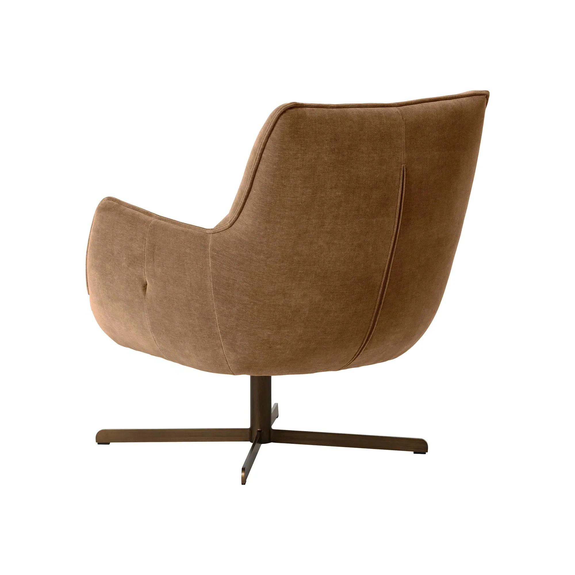 Milne Armchair - Brown, Fabric