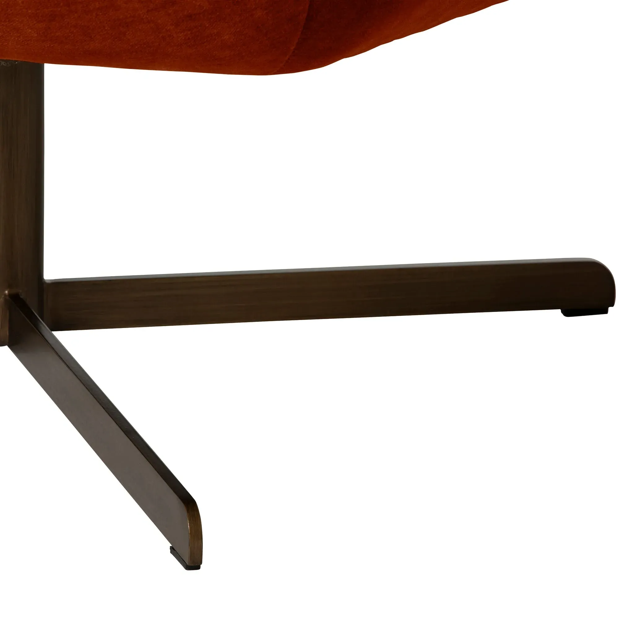 Milne Armchair - Orange, Fabric