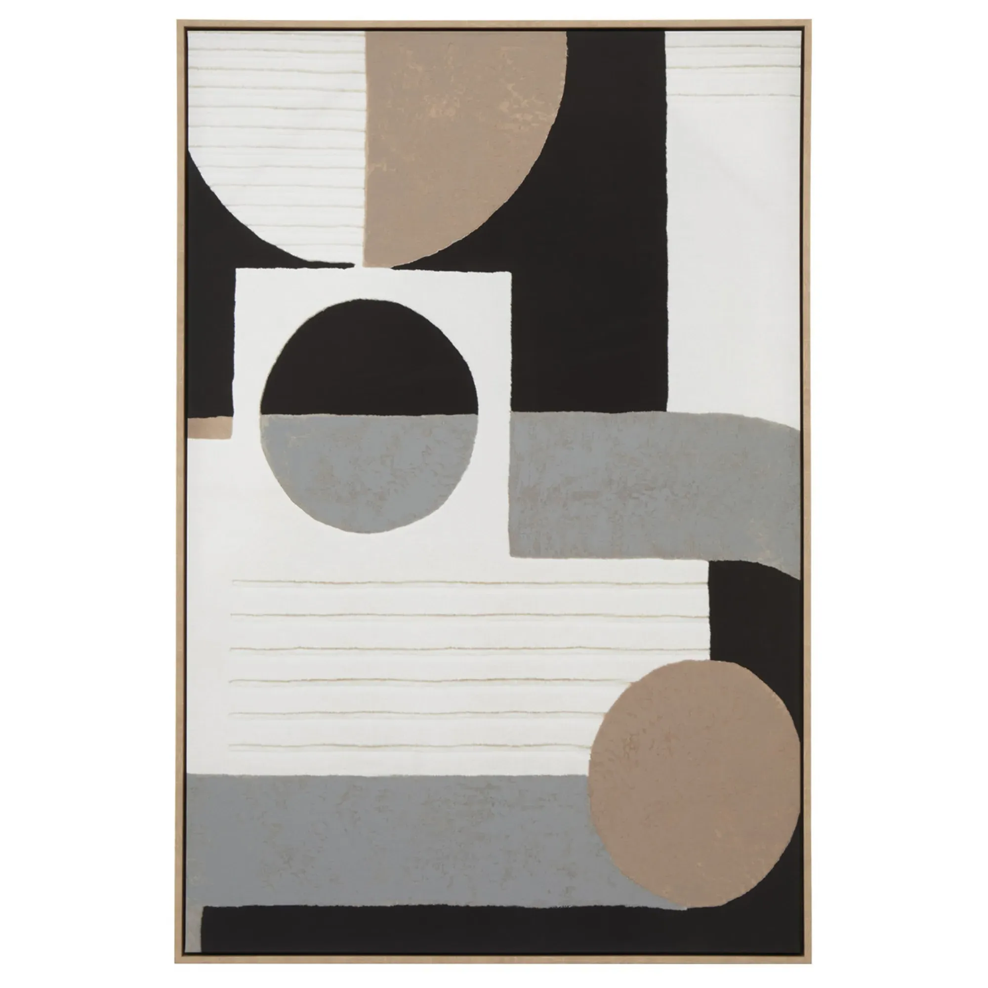 Mode Square Wall Art Print - Brown, Canvas image