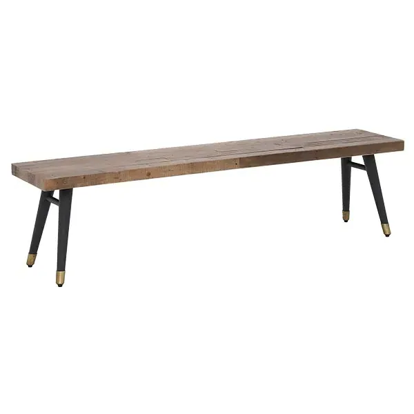 Modi 140cm Bench - Brown, Reclaimed Wood