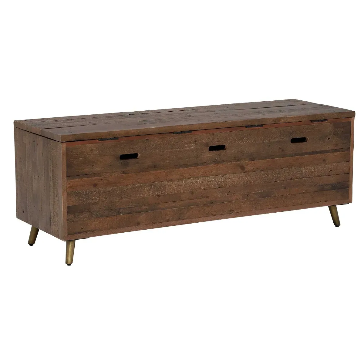 Modi Blanket Box with Storage - Brown, Wood