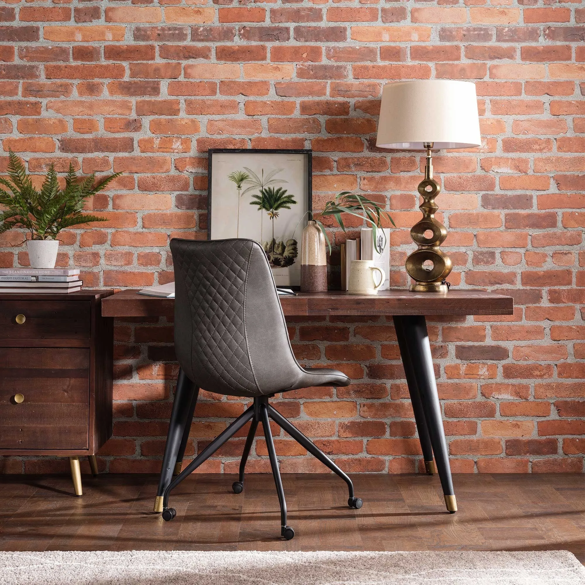 Modi Desk - Brown, Reclaimed Wood