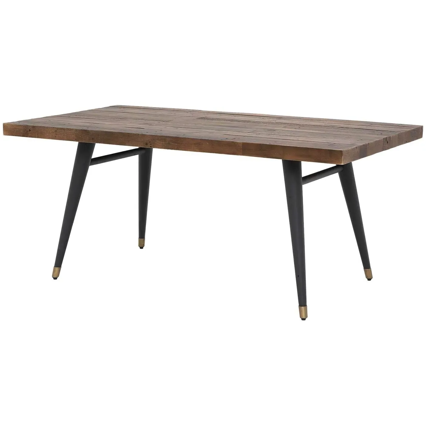 Modi Dining Table with Bench and 2 Chairs - Brown, Wood