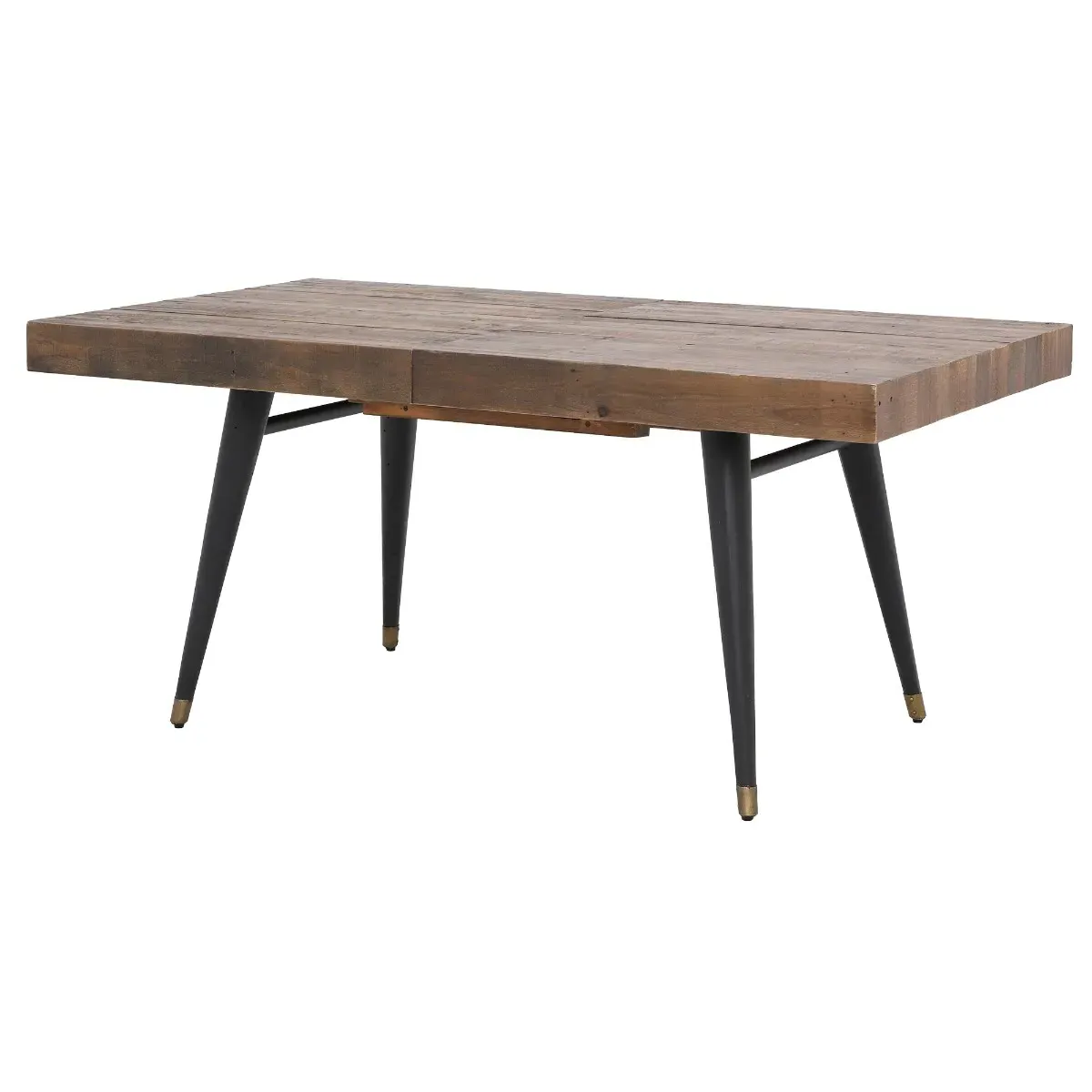 Modi Dining Table with Bench and 4 Chairs - Brown, Wood