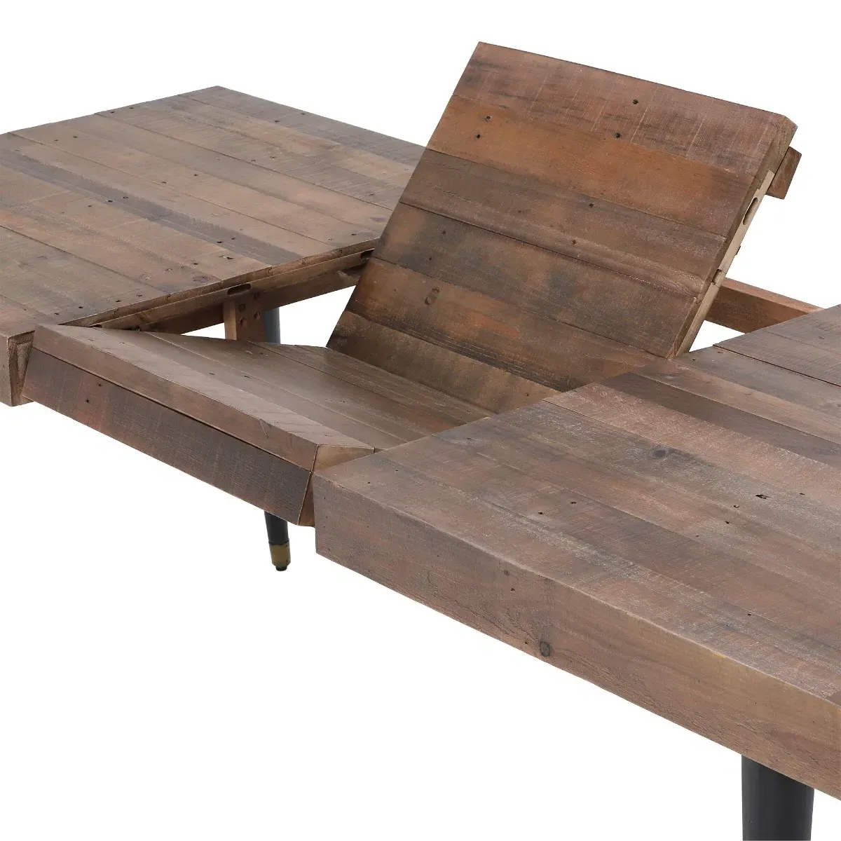 Modi Dining Table with Bench and 4 Chairs - Brown, Wood