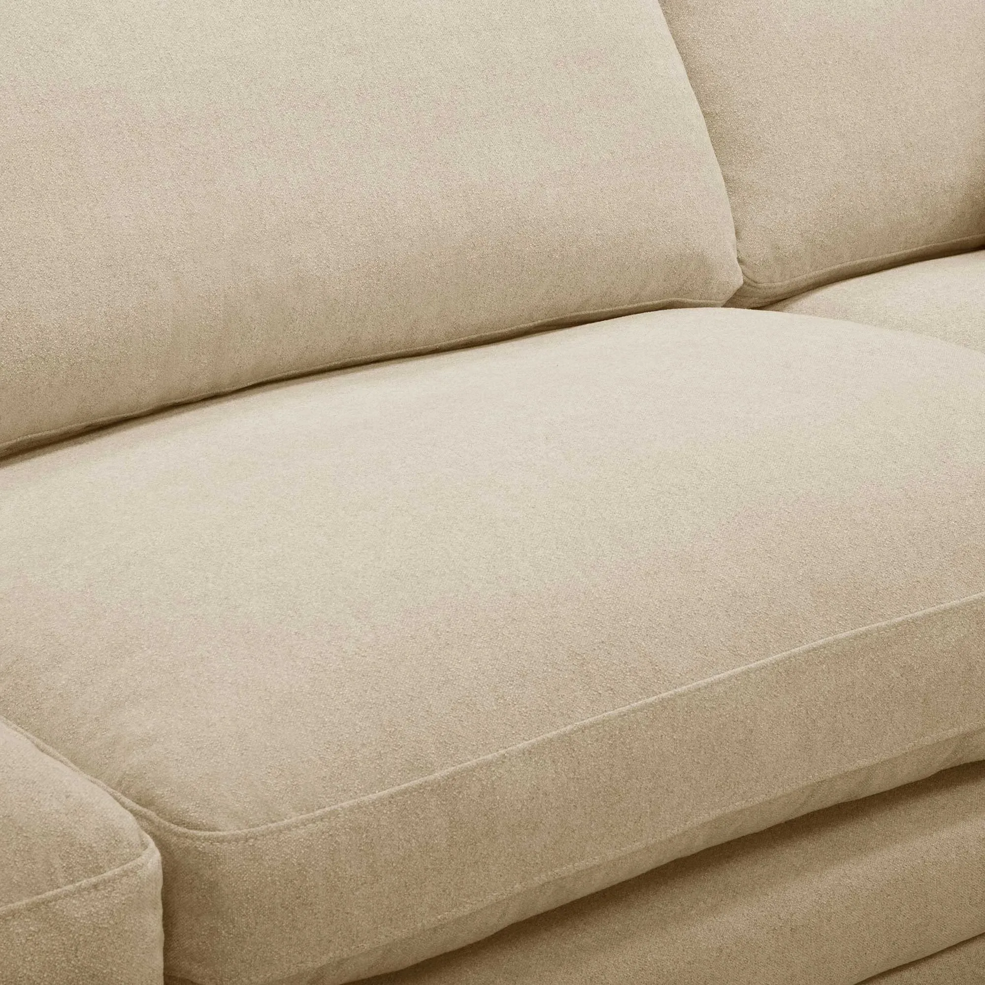Monaco Corner 4-Piece Modular Sofa - Neutral, Fabric