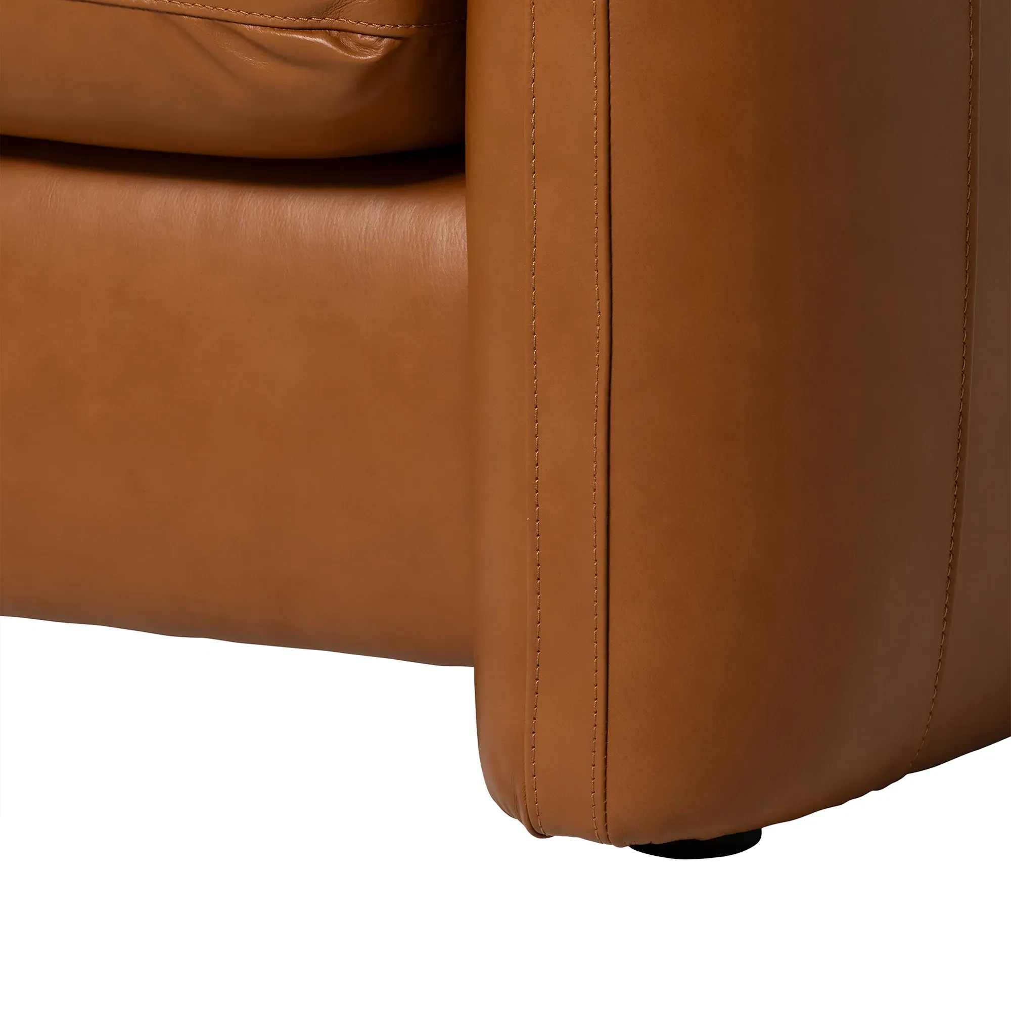 Montague Armchair - Brown, Leather