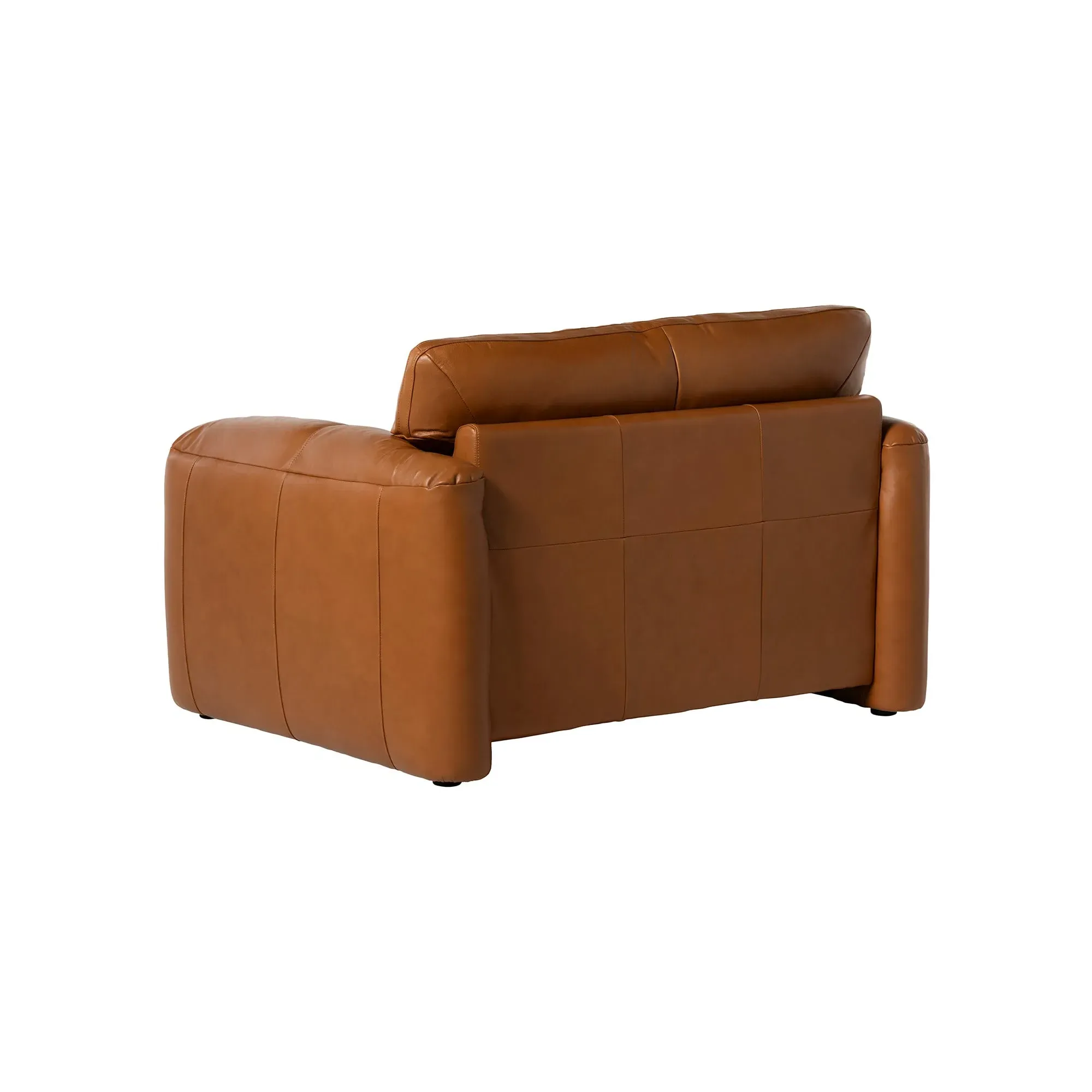 Montague Armchair - Brown, Leather