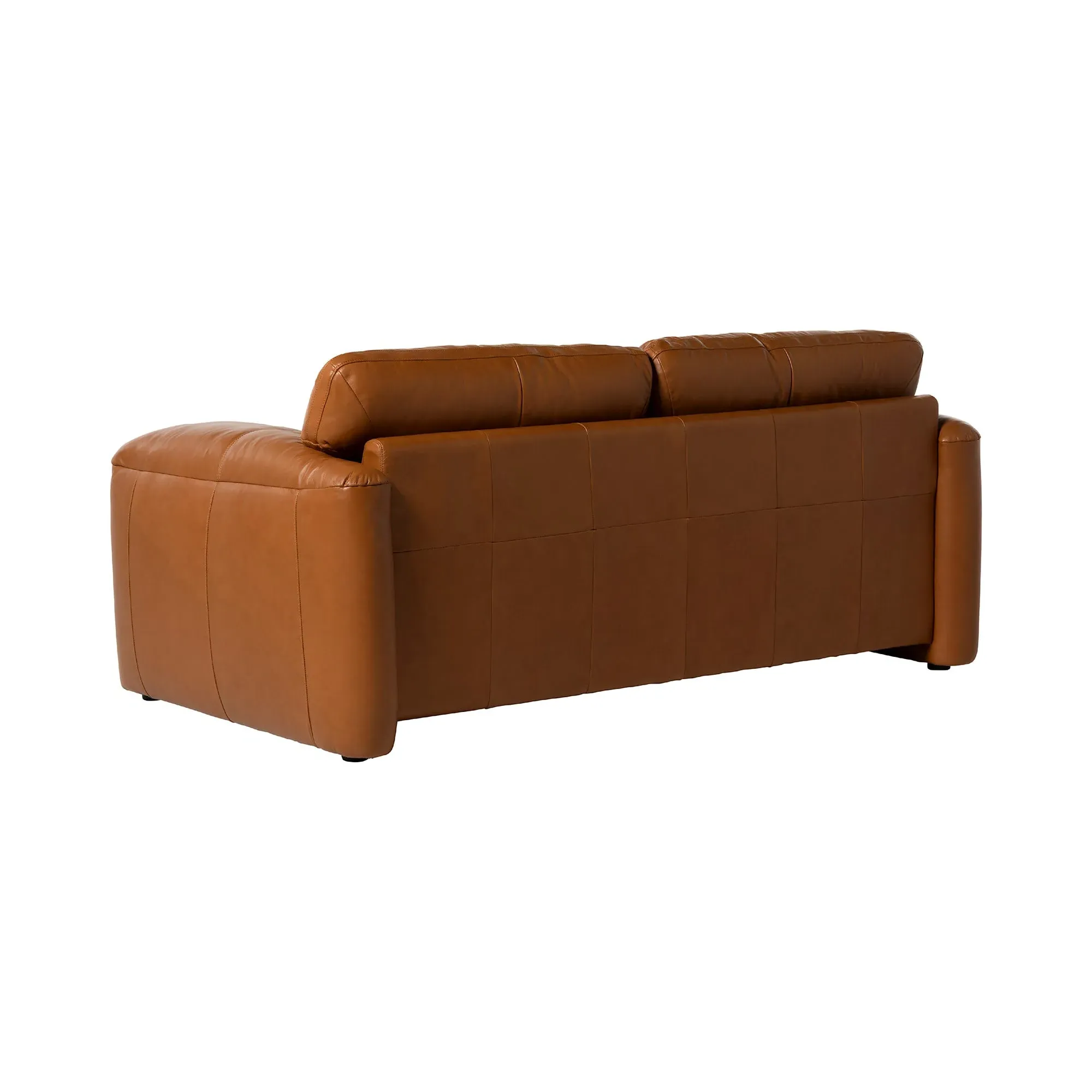 Montague Loveseat Sofa - Brown, Leather