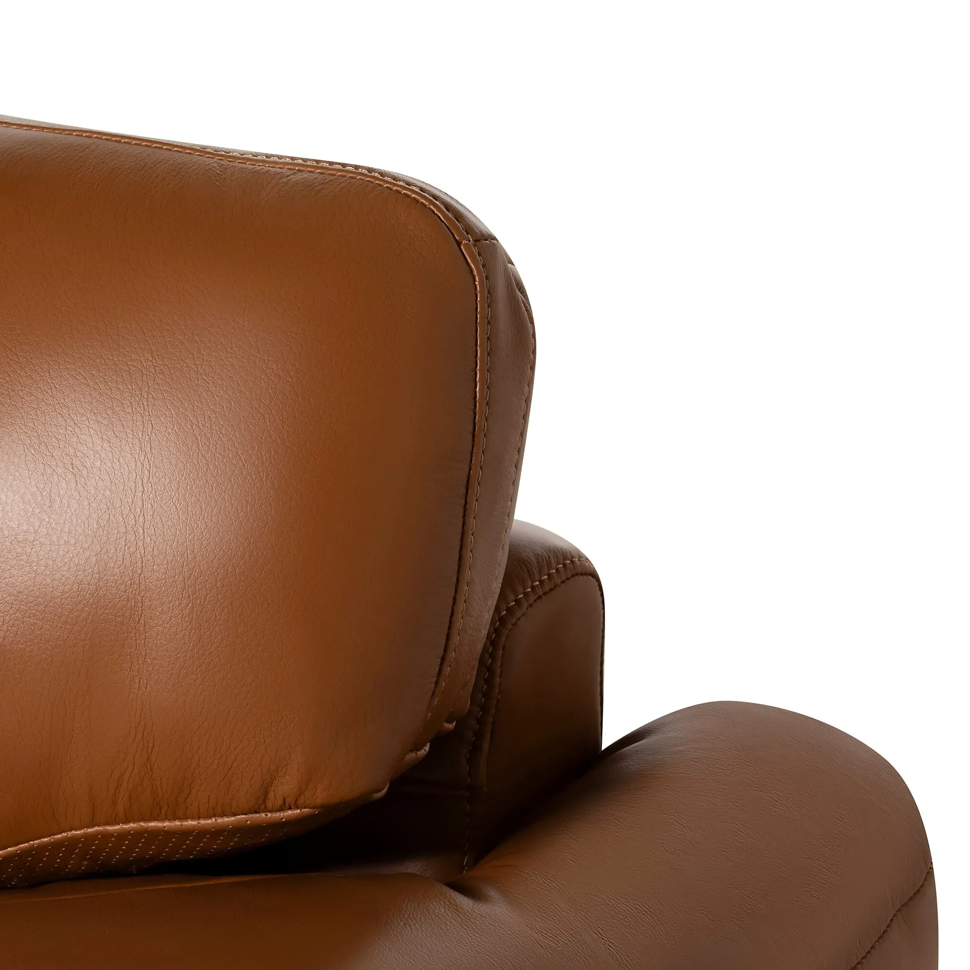 Montague Sofa - Brown, Leather
