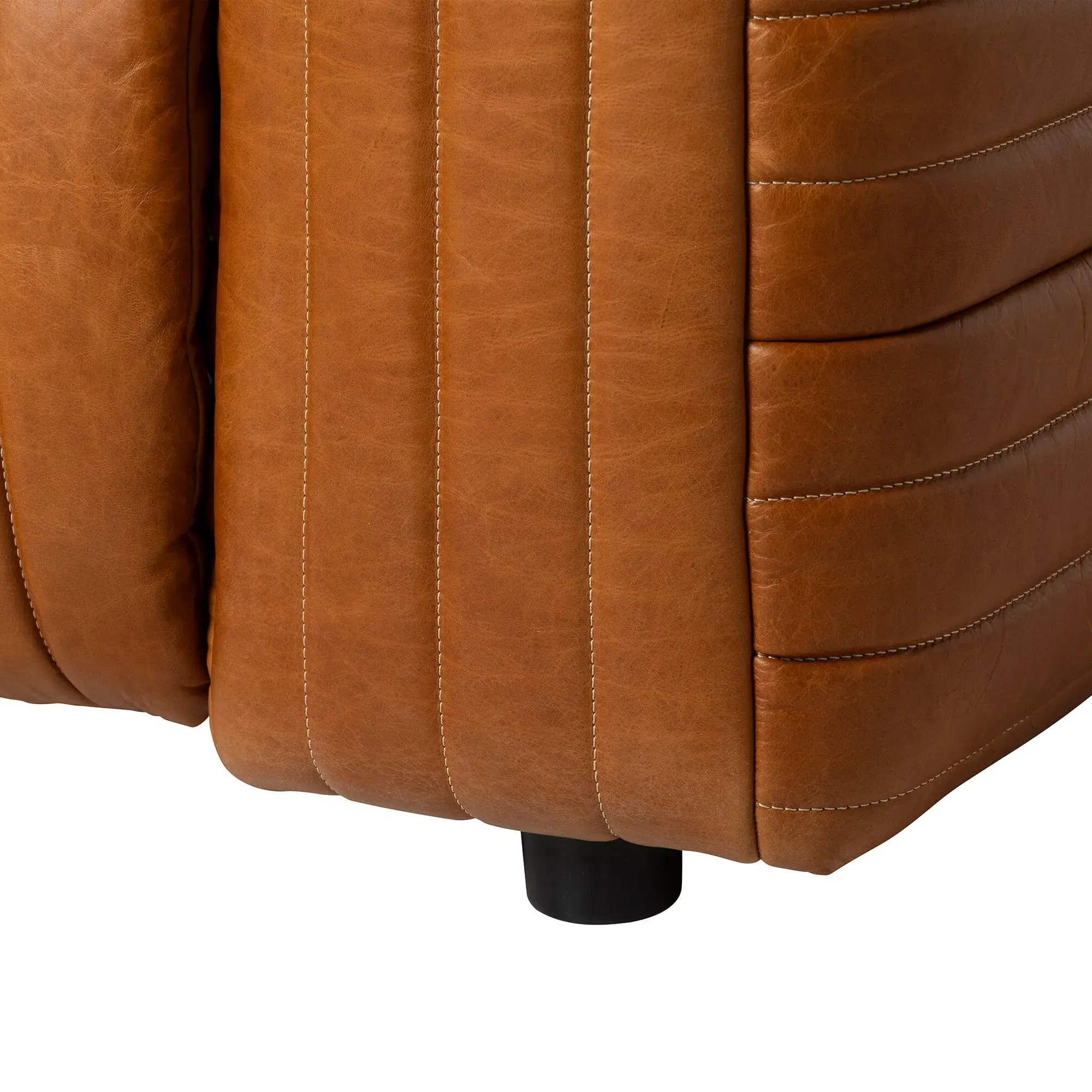 Montara 3-Seater Recliner Sofa - Brown, Leather