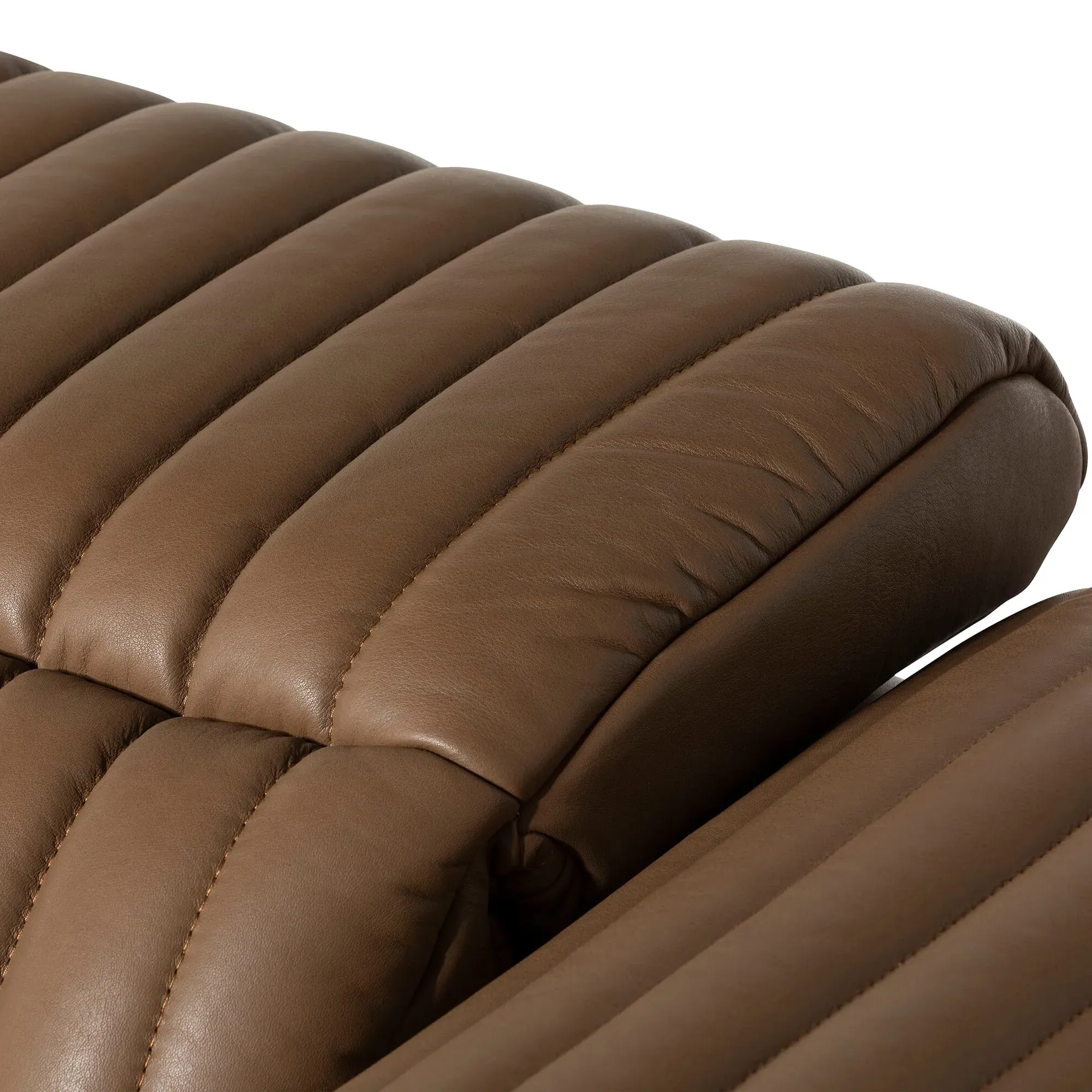 Montara 3-Seater Recliner Sofa - Brown, Leather