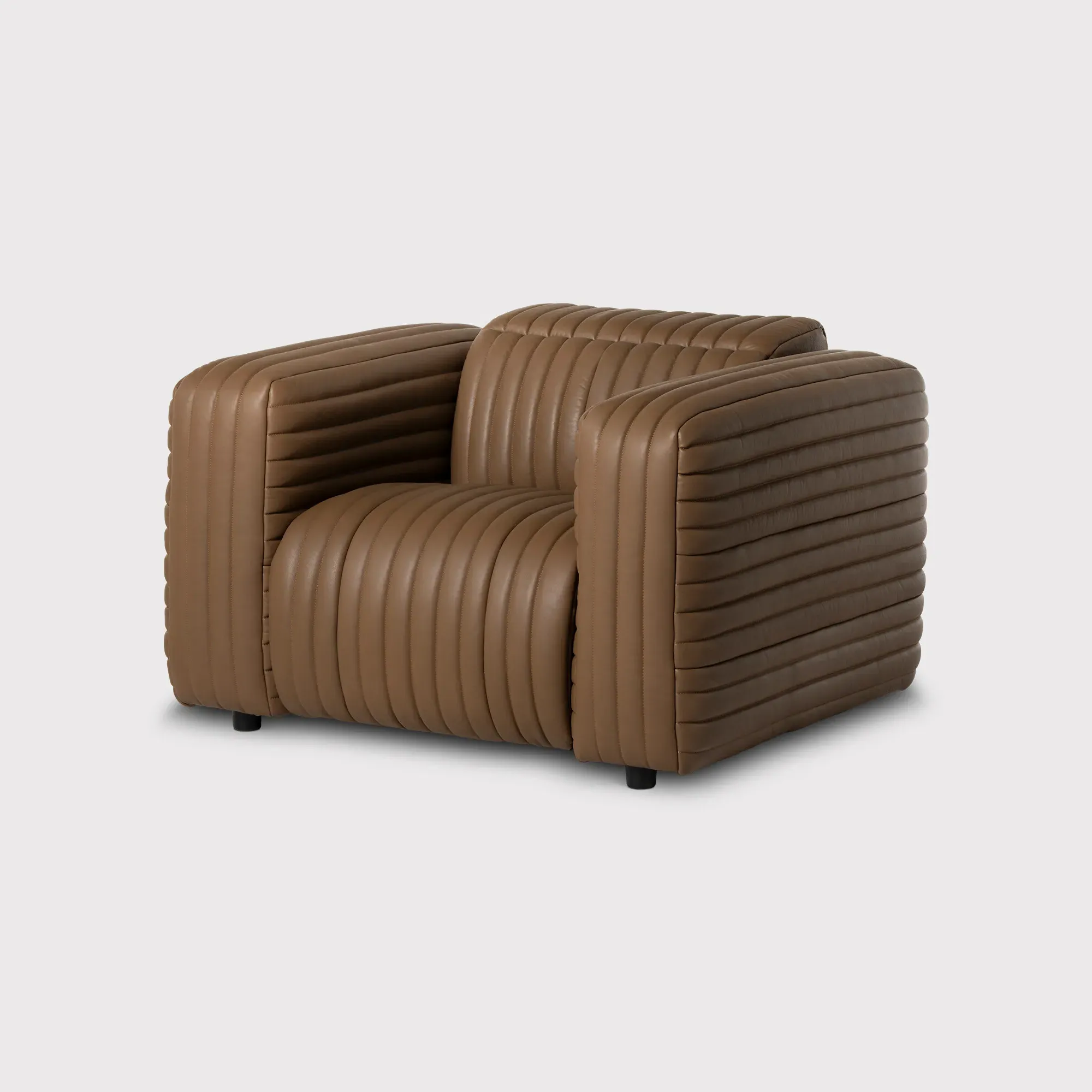 Montara Snuggler Recliner Sofa - Brown, Leather image