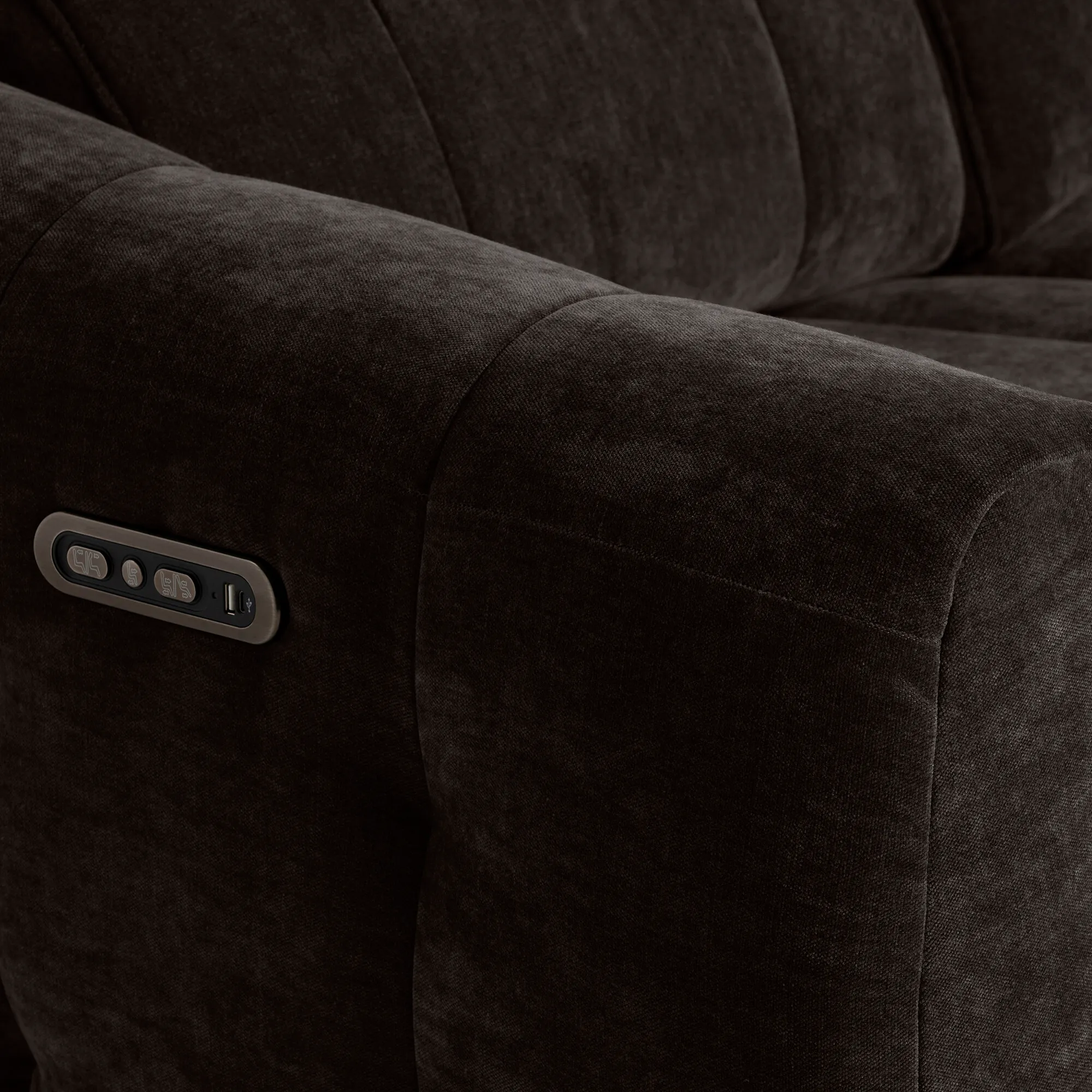 Montgomery 2-Seater Power Recliner with Headrest - Fabric