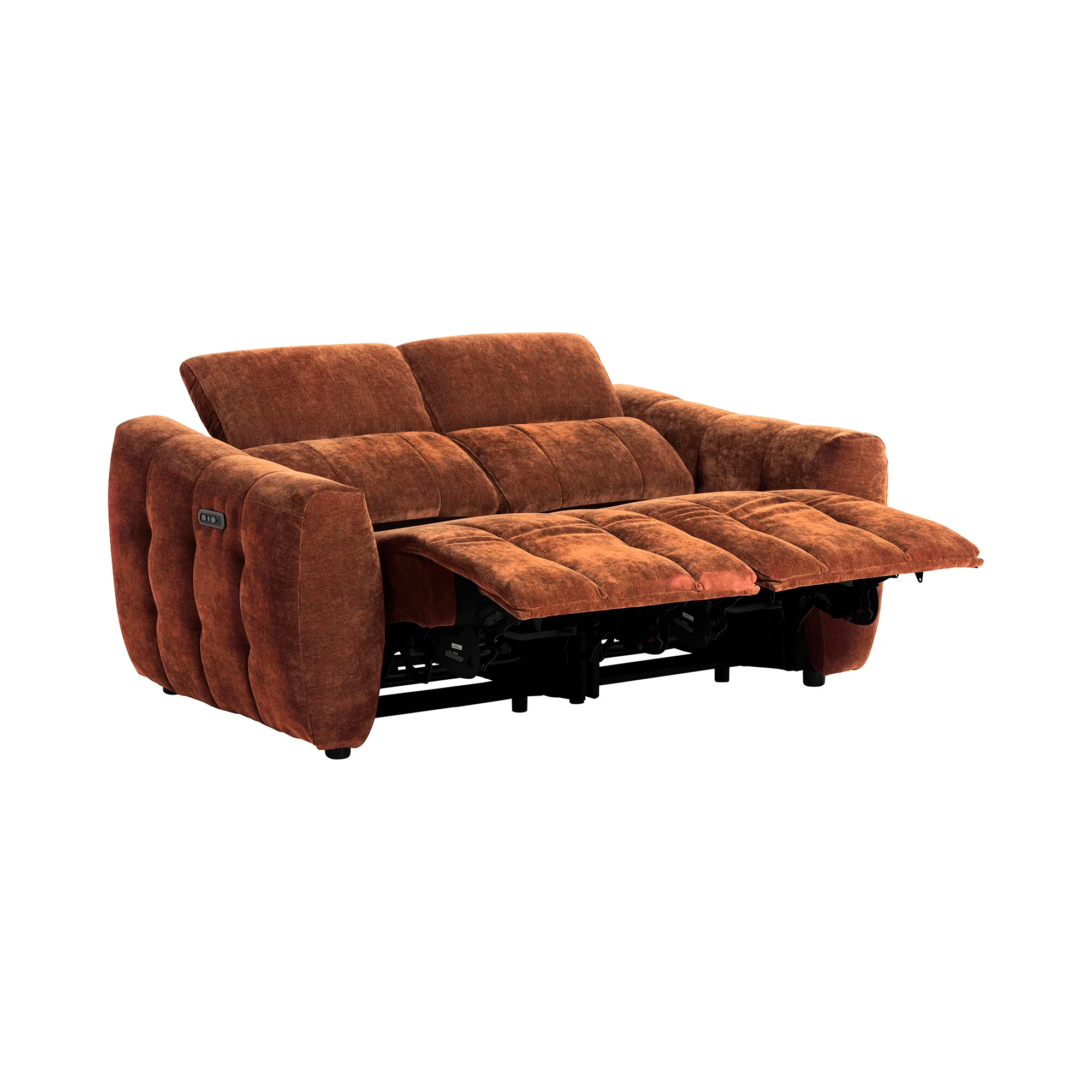 Montgomery 2-Seater Power Recliner with Headrest - Fabric