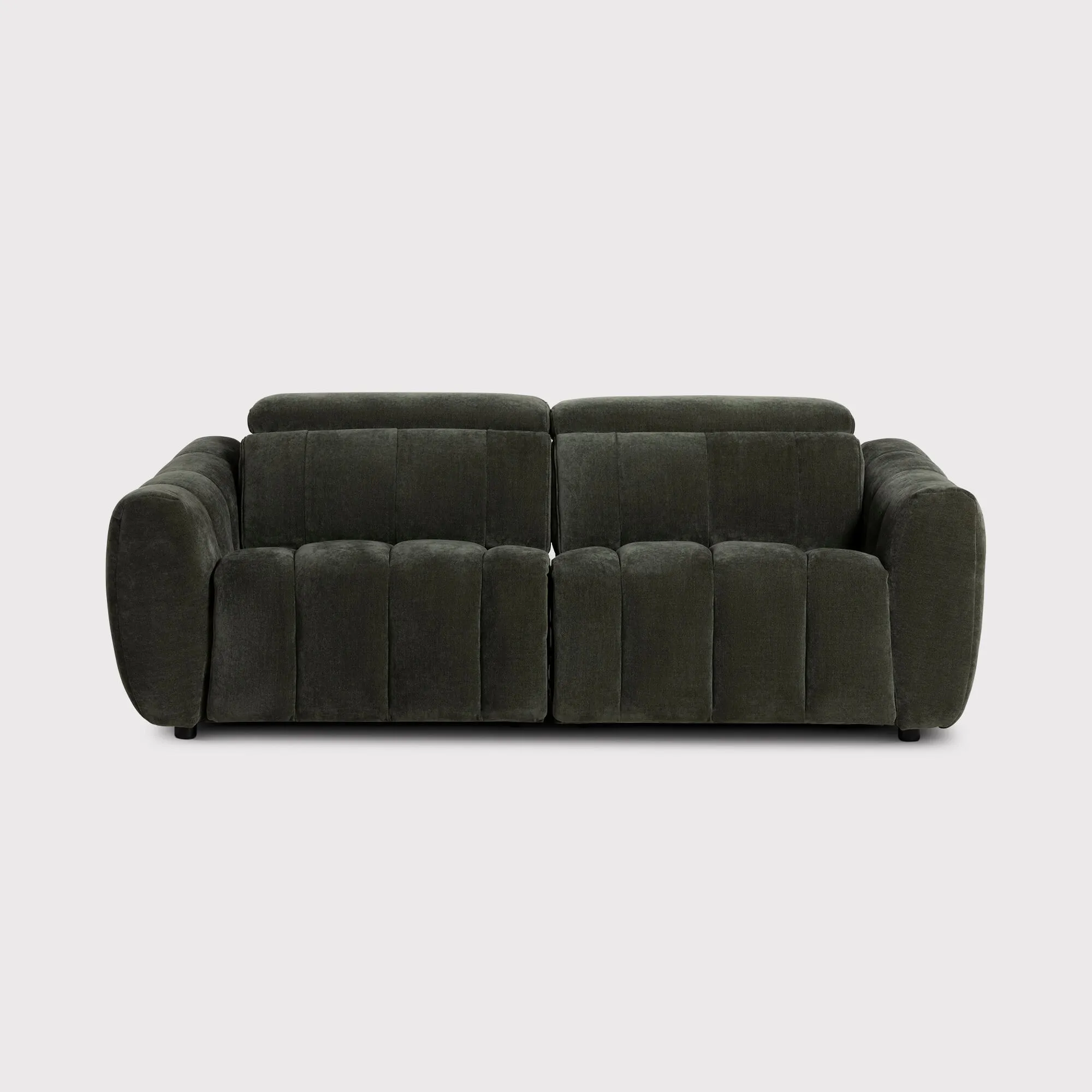 Montgomery 2.5 Seater Sofa with Power Headrest - Green, Fabric