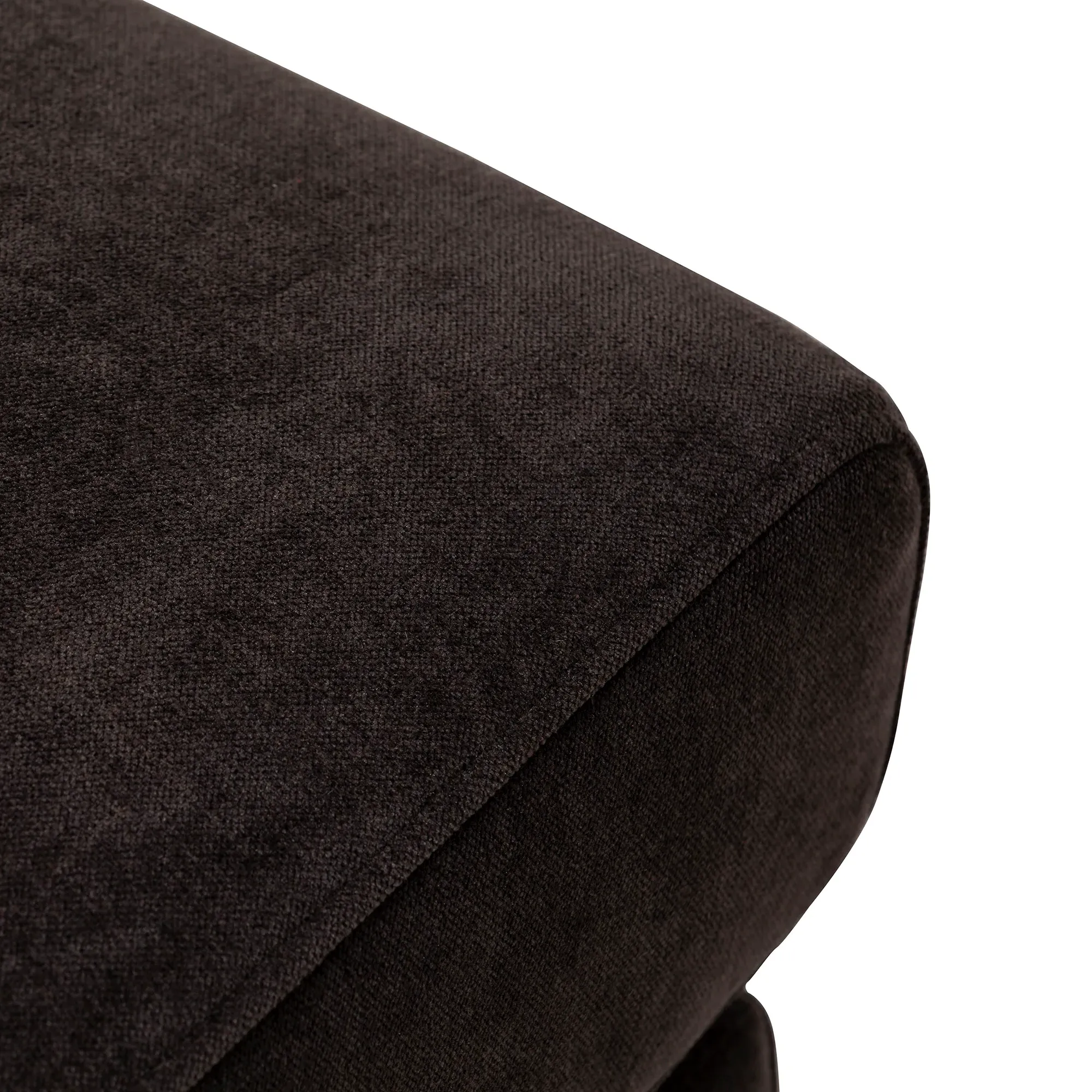 Montgomery Footstool - Brown, Fabric