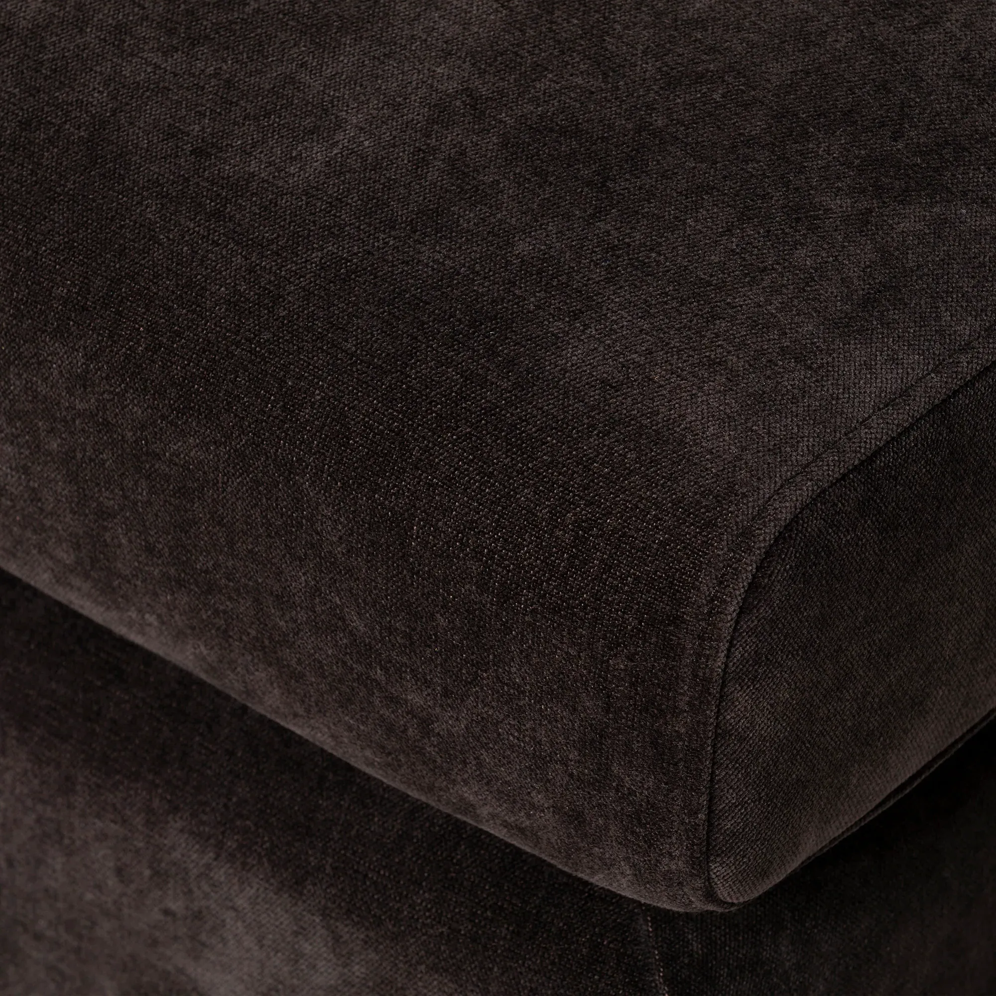 Montgomery Footstool - Brown, Fabric