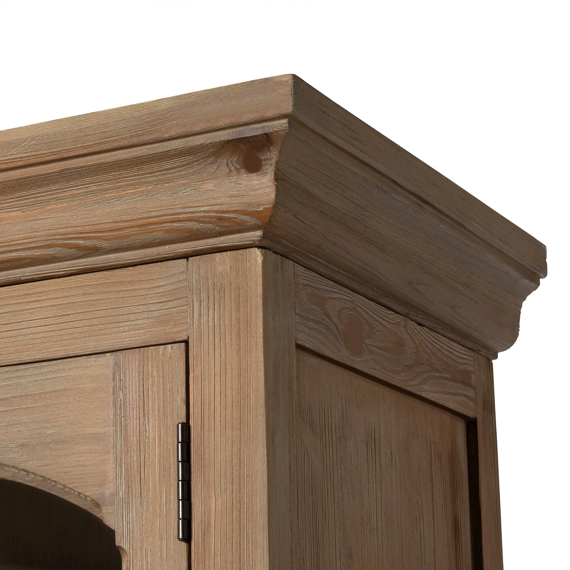 Morlin Large Display Cabinet - Neutral, Recycled Pine