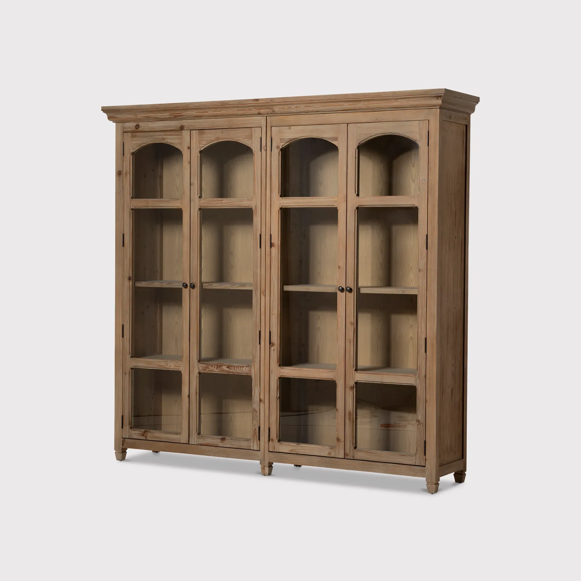 Morlin Large Display Cabinet - Neutral, Recycled Pine image