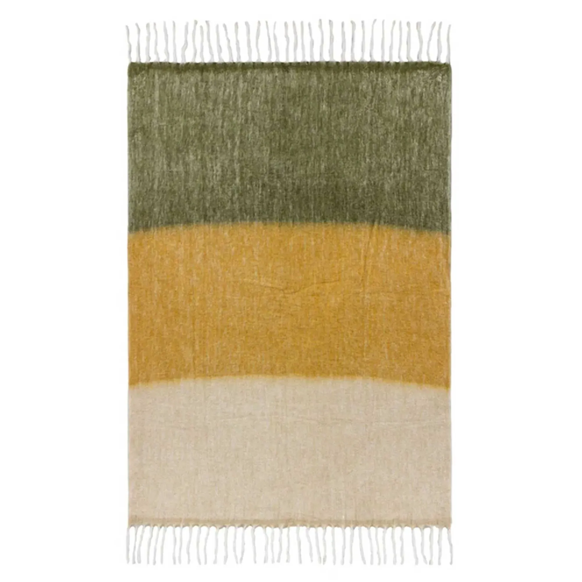 Multi Stripe Throw Blanket - Acrylic Wool Blend image