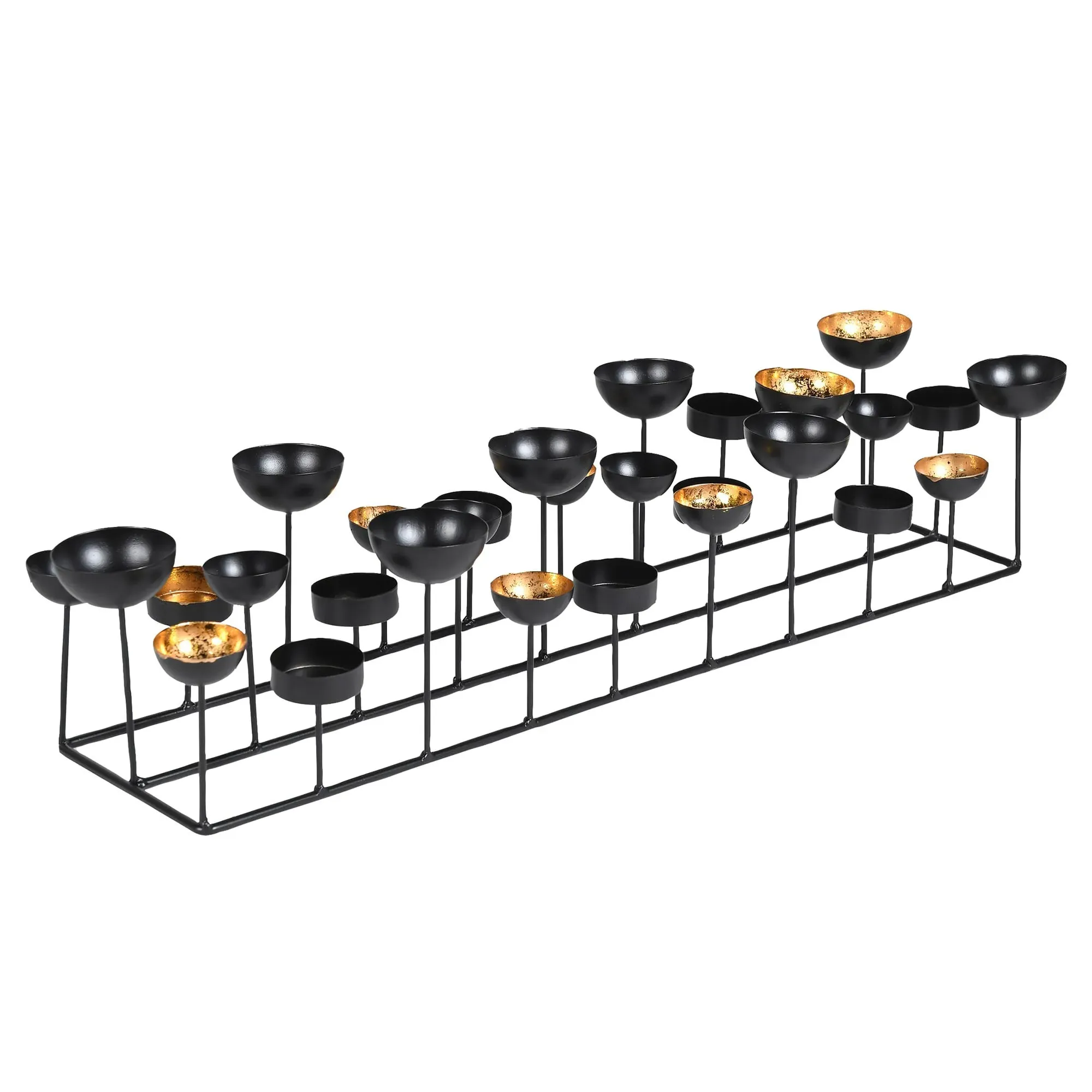 Multi Tealight Holder - Black, Polyresin image