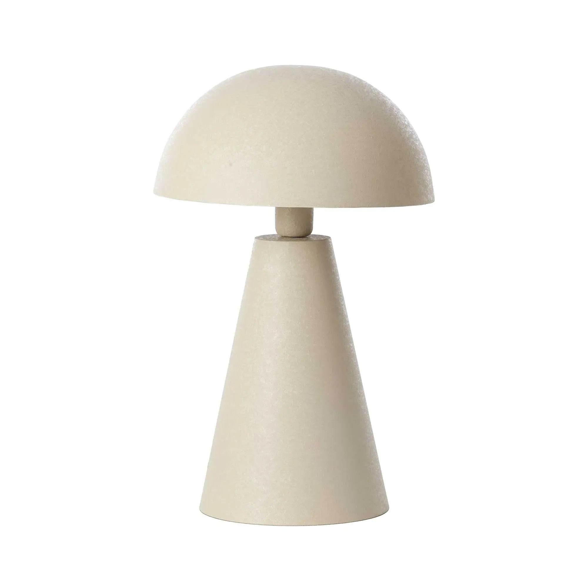 Mushroom Lamp - Cream, Metal