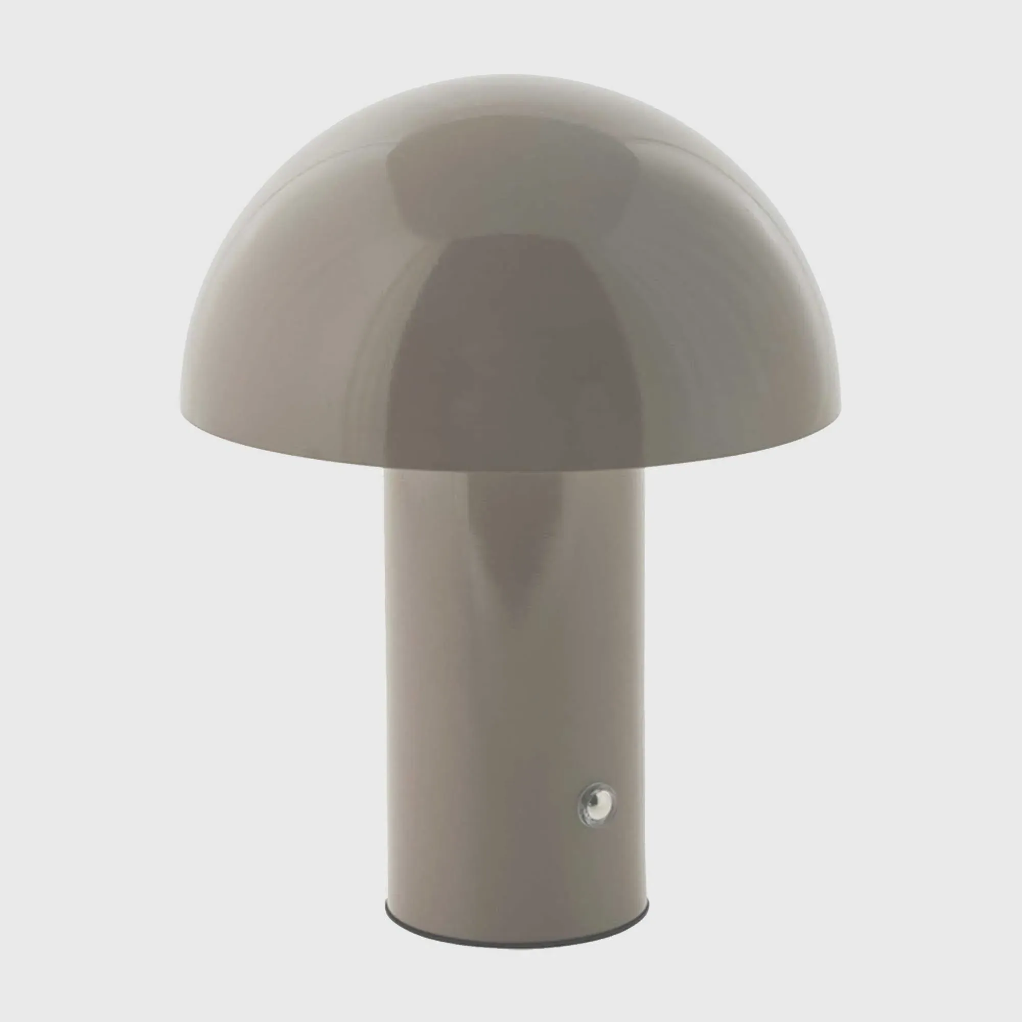 Mushroom LED Lamp - Taupe, Metal image