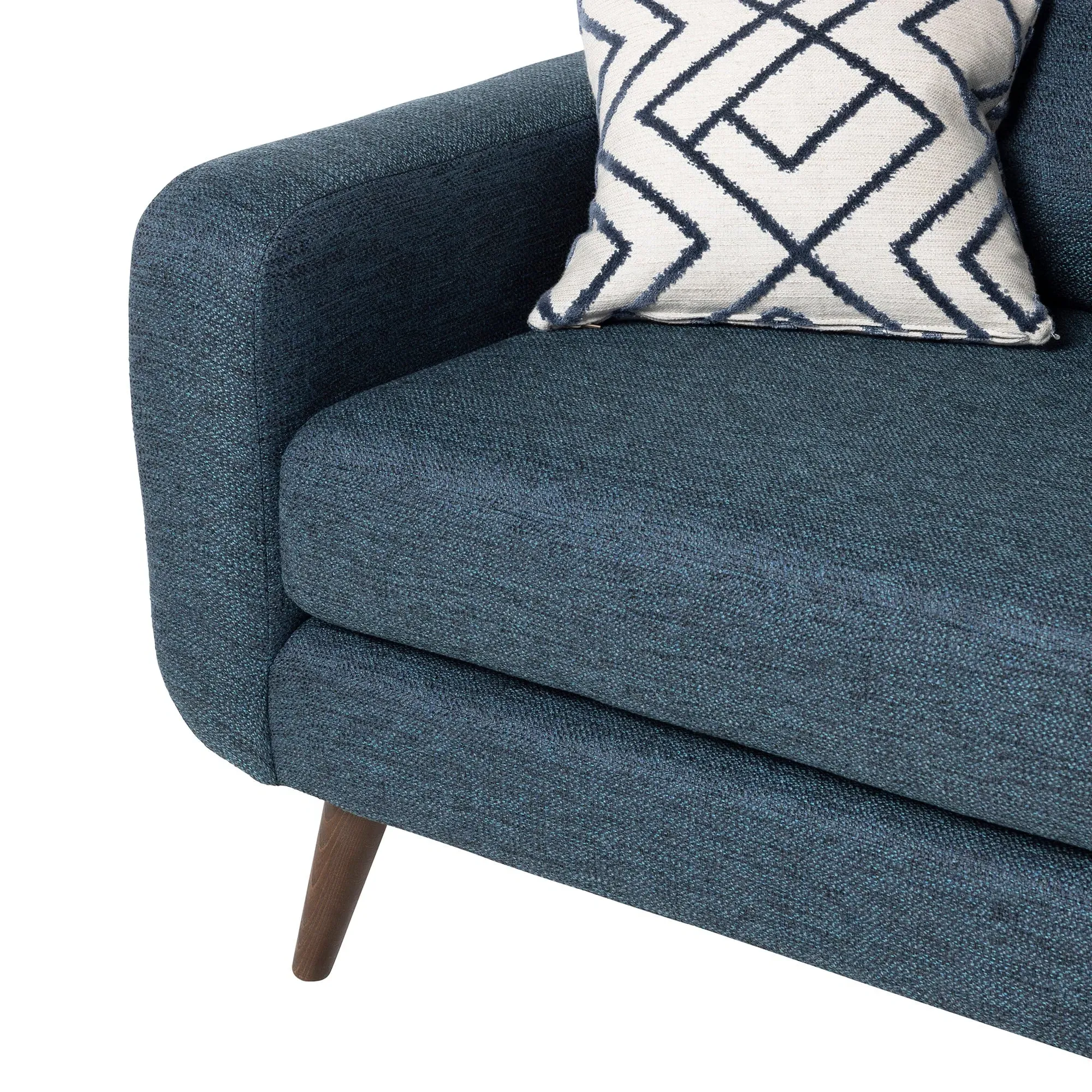 Myers Large Sofa - Blue Fabric