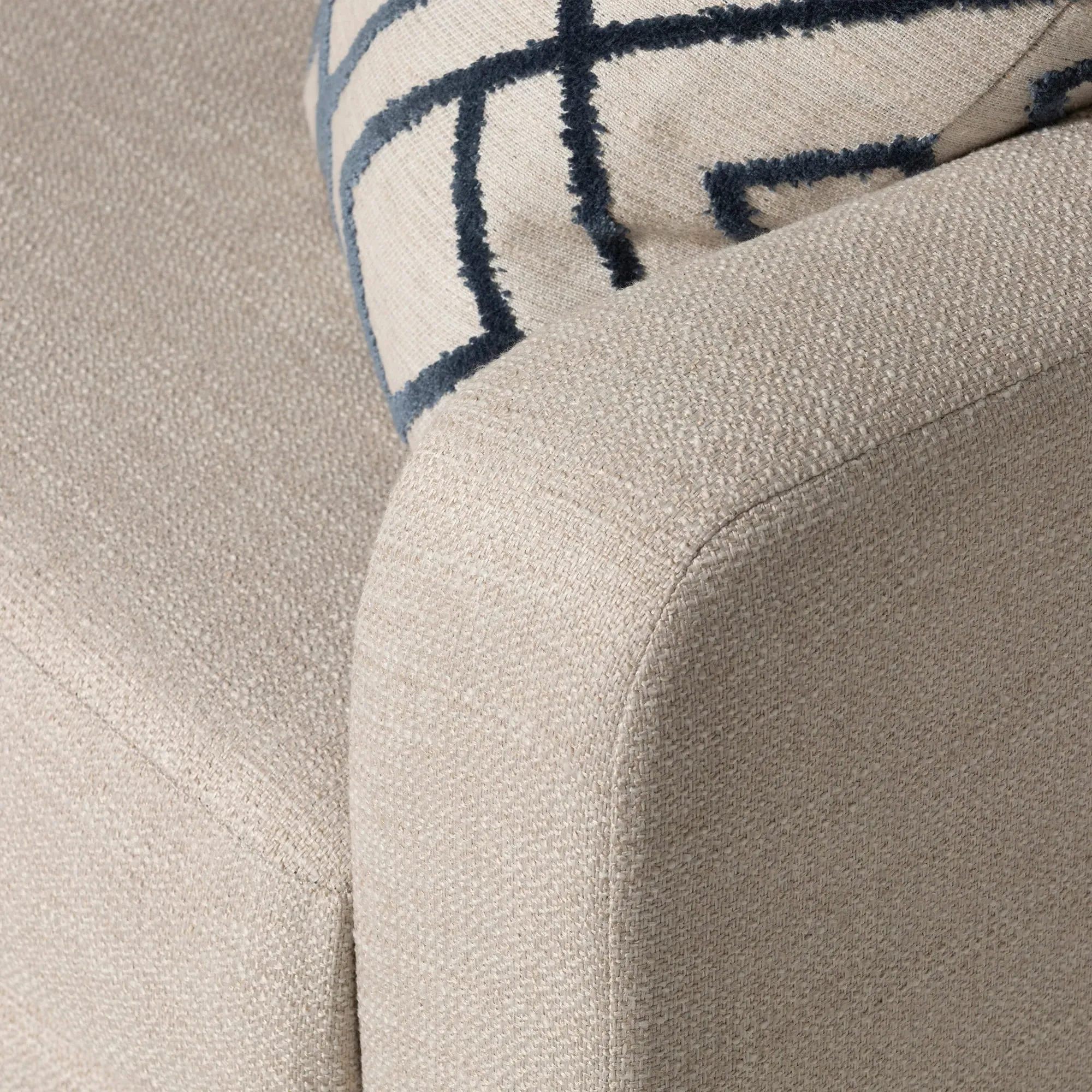 Myers Lounger Sofa - Neutral Fabric