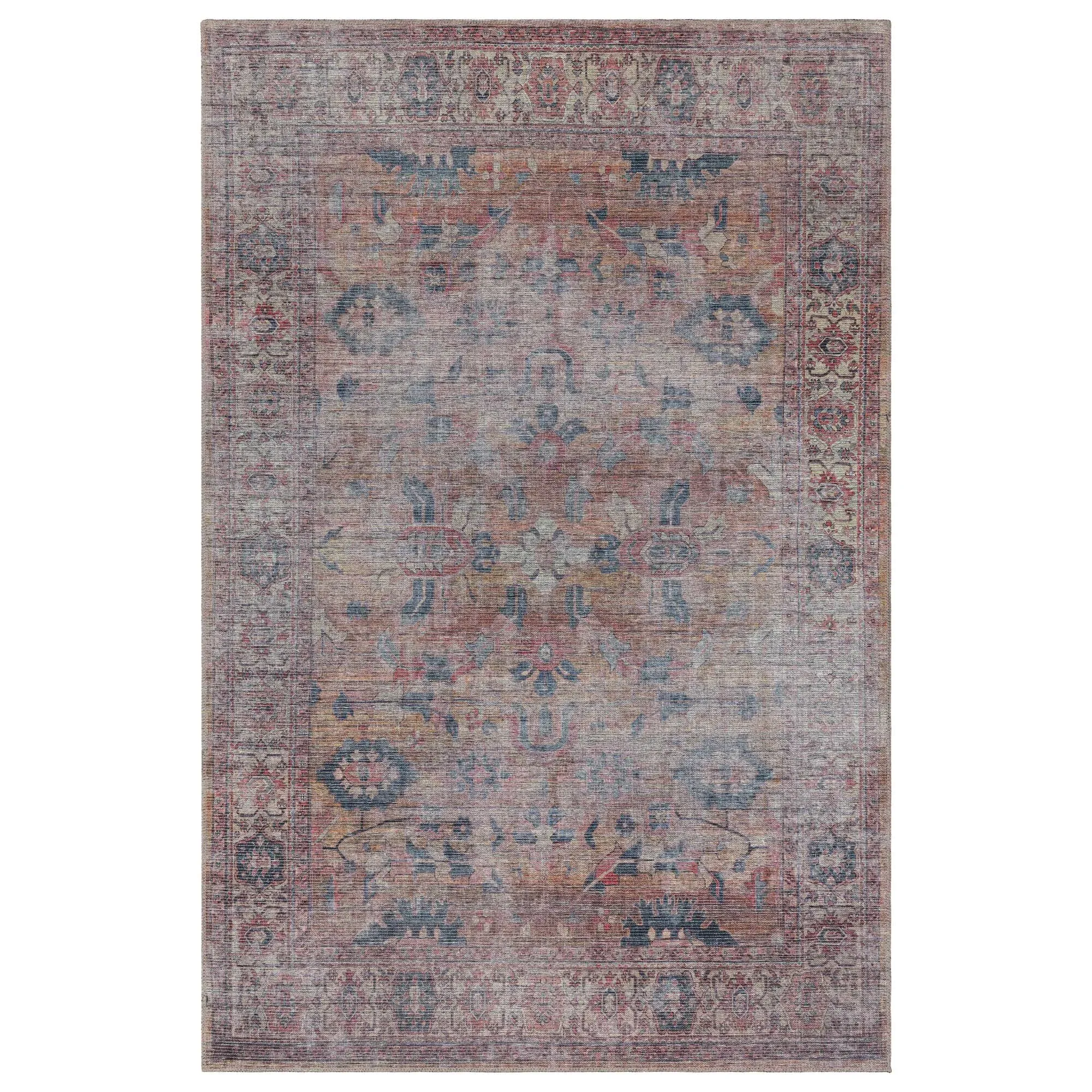 Myla Sima Rug - Red, Chenille Cotton
