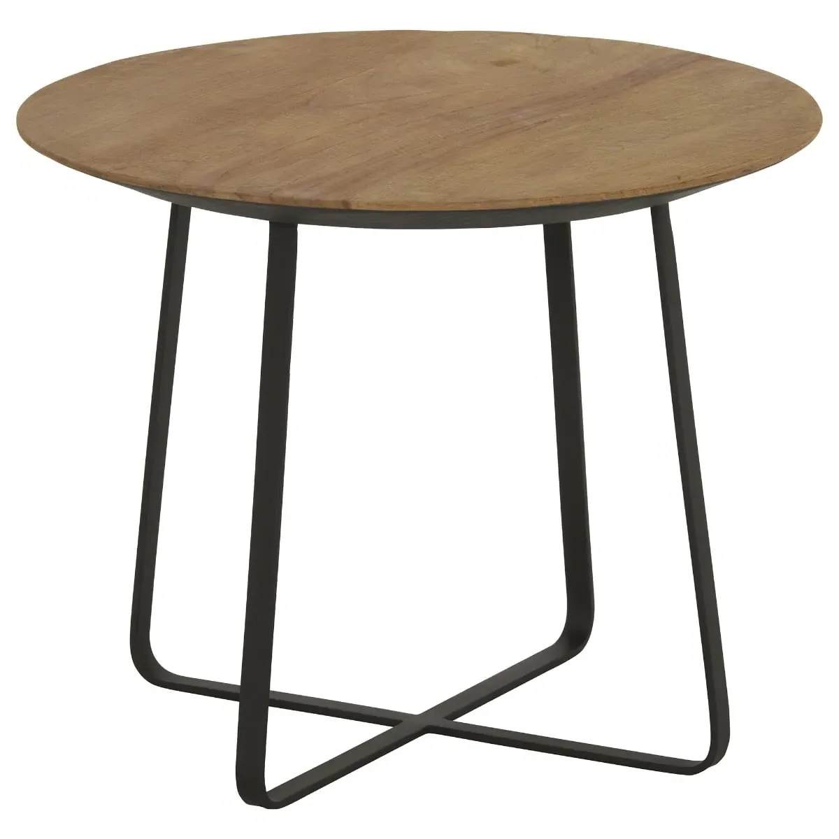 Mysa Round Set of 3 Coffee Tables - Brown, Wood