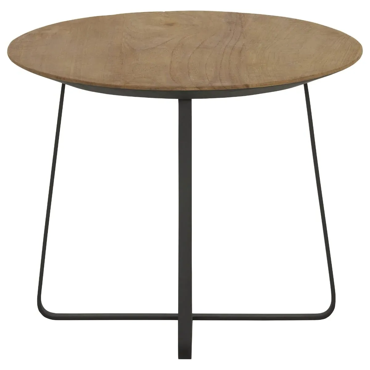 Mysa Round Set of 3 Coffee Tables - Brown, Wood