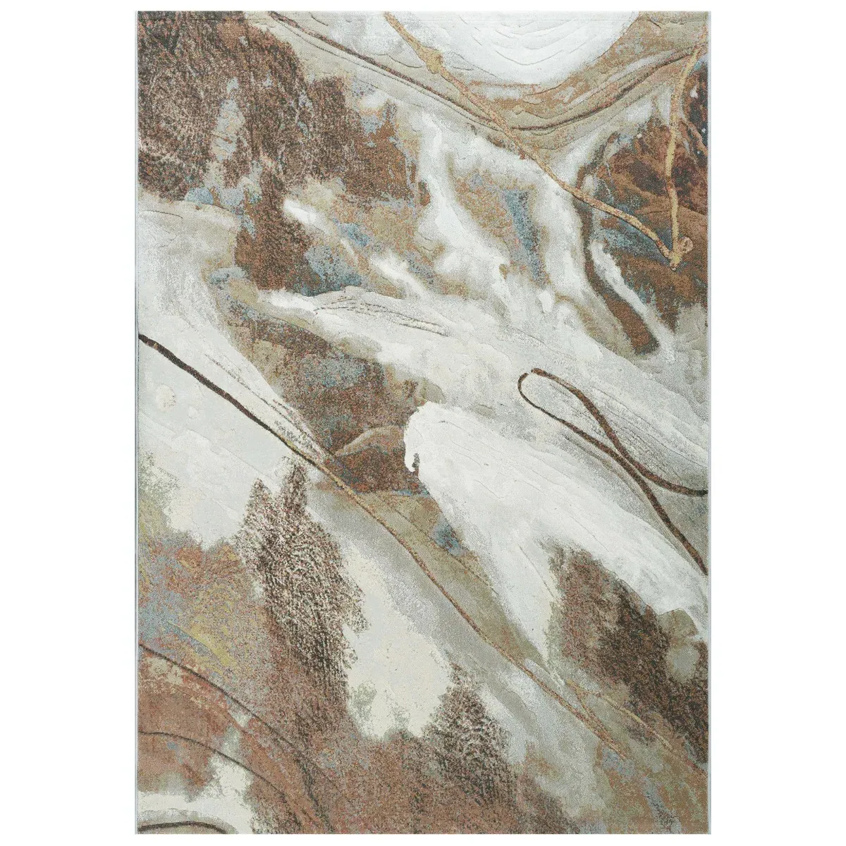 Mystic Rust Small Rug - Brown, Polypropylene product
