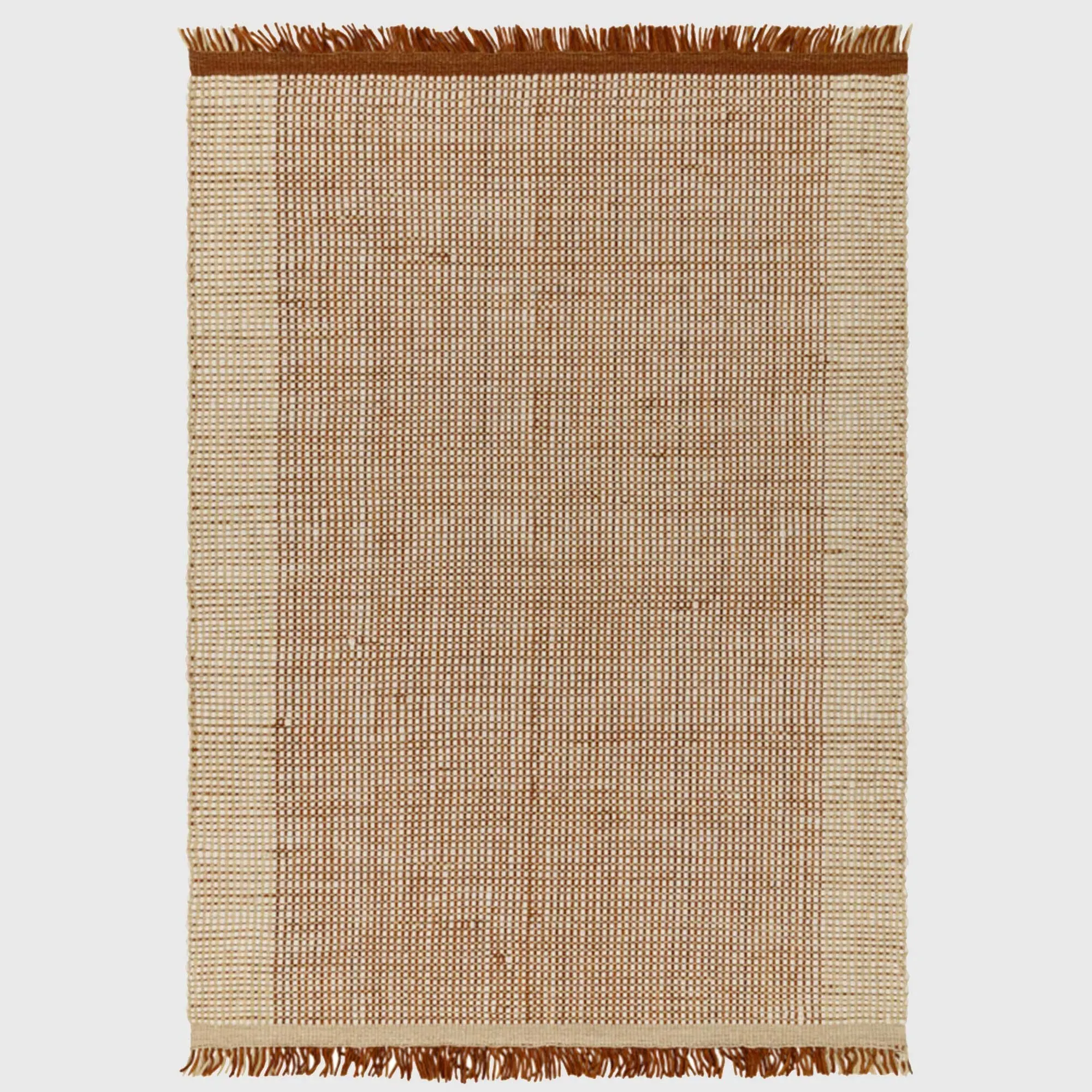Mythical Square Rug - Brown, Wool image