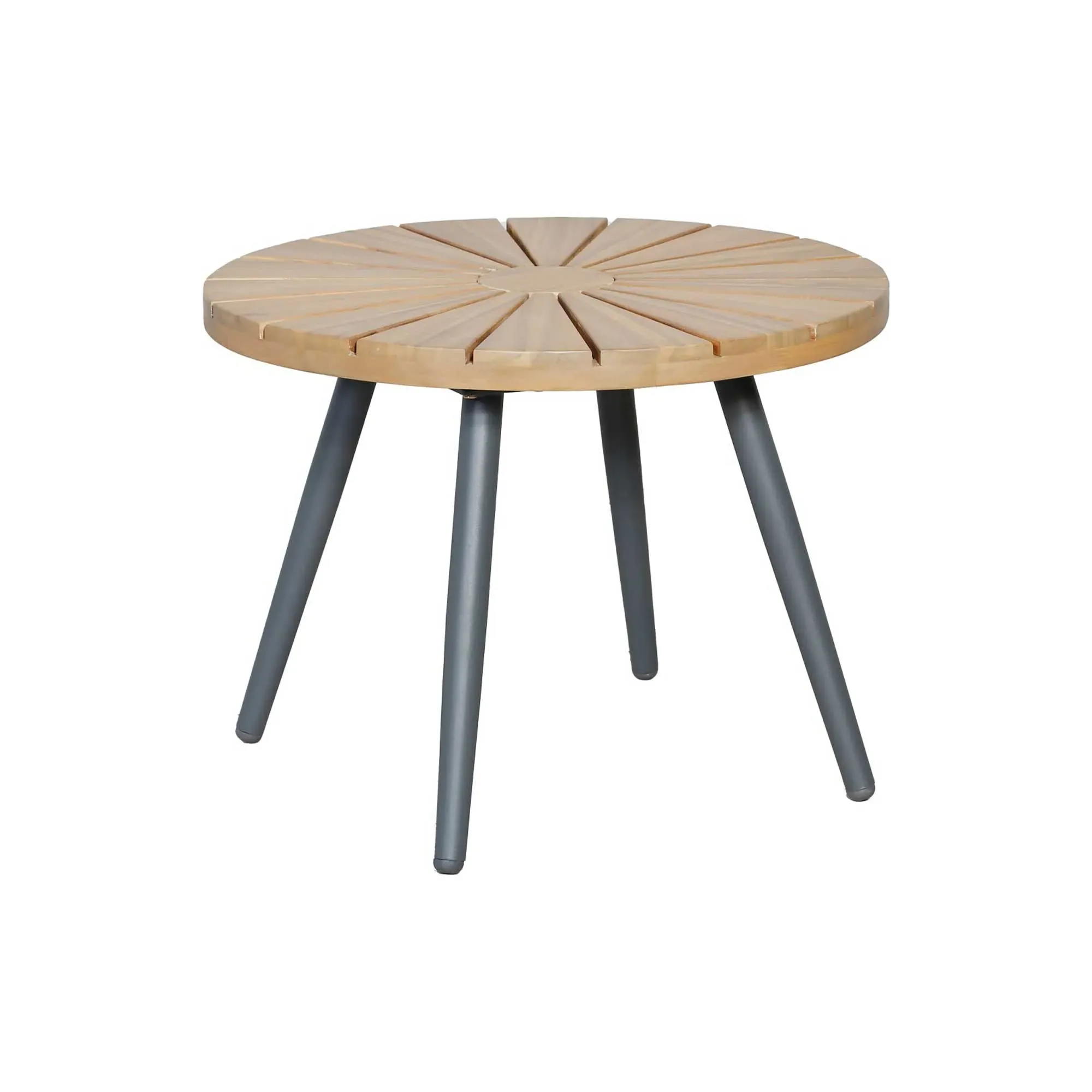 Nassau Round Bistro Dining Set - Black, Aluminium