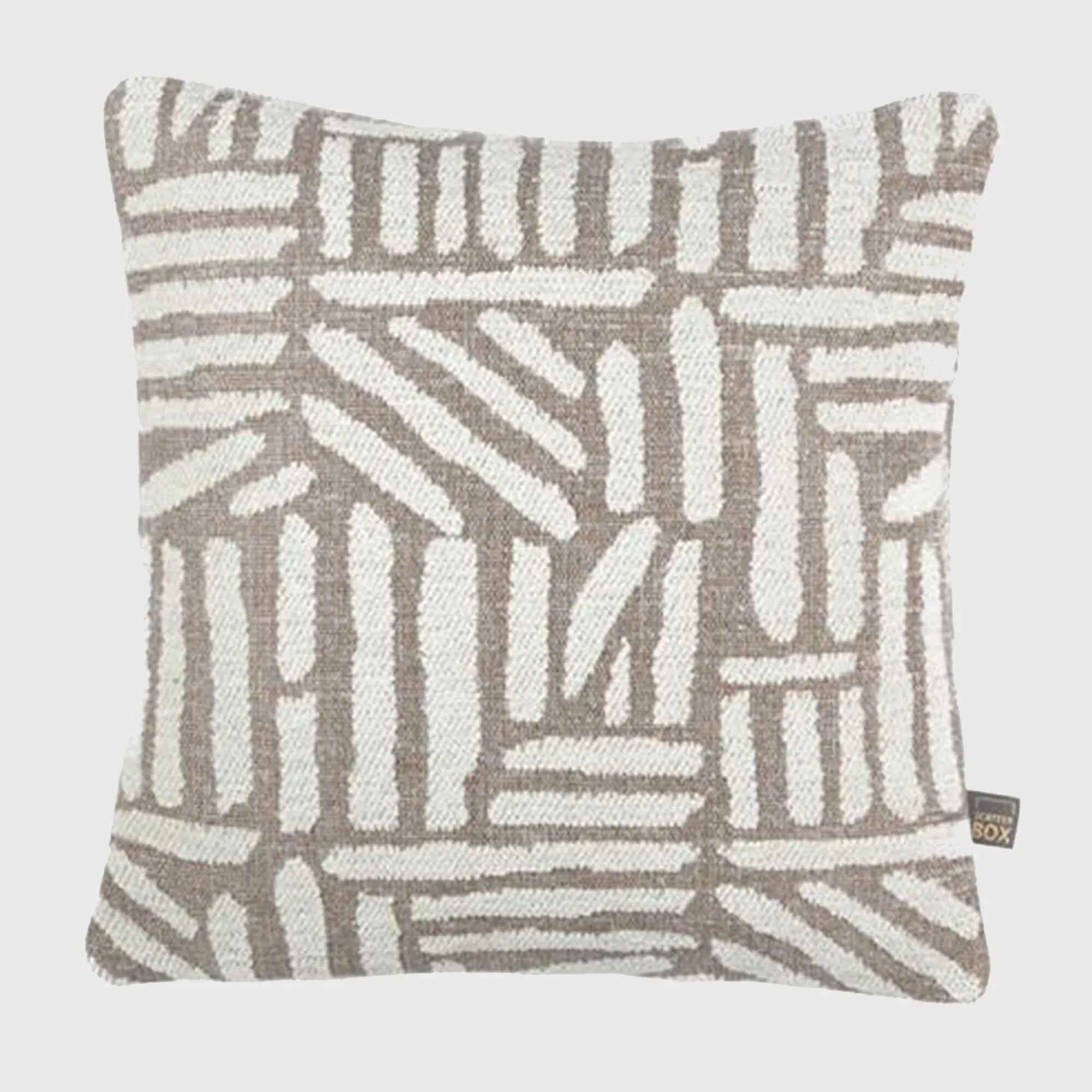 Natural Lines Square Boucle Cushion - Neutral image