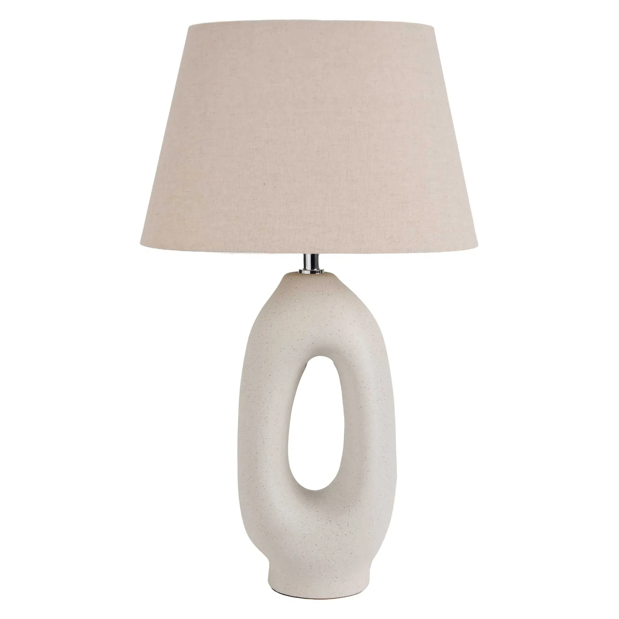 Natural Organic Table Lamp - Neutral, Ceramic image