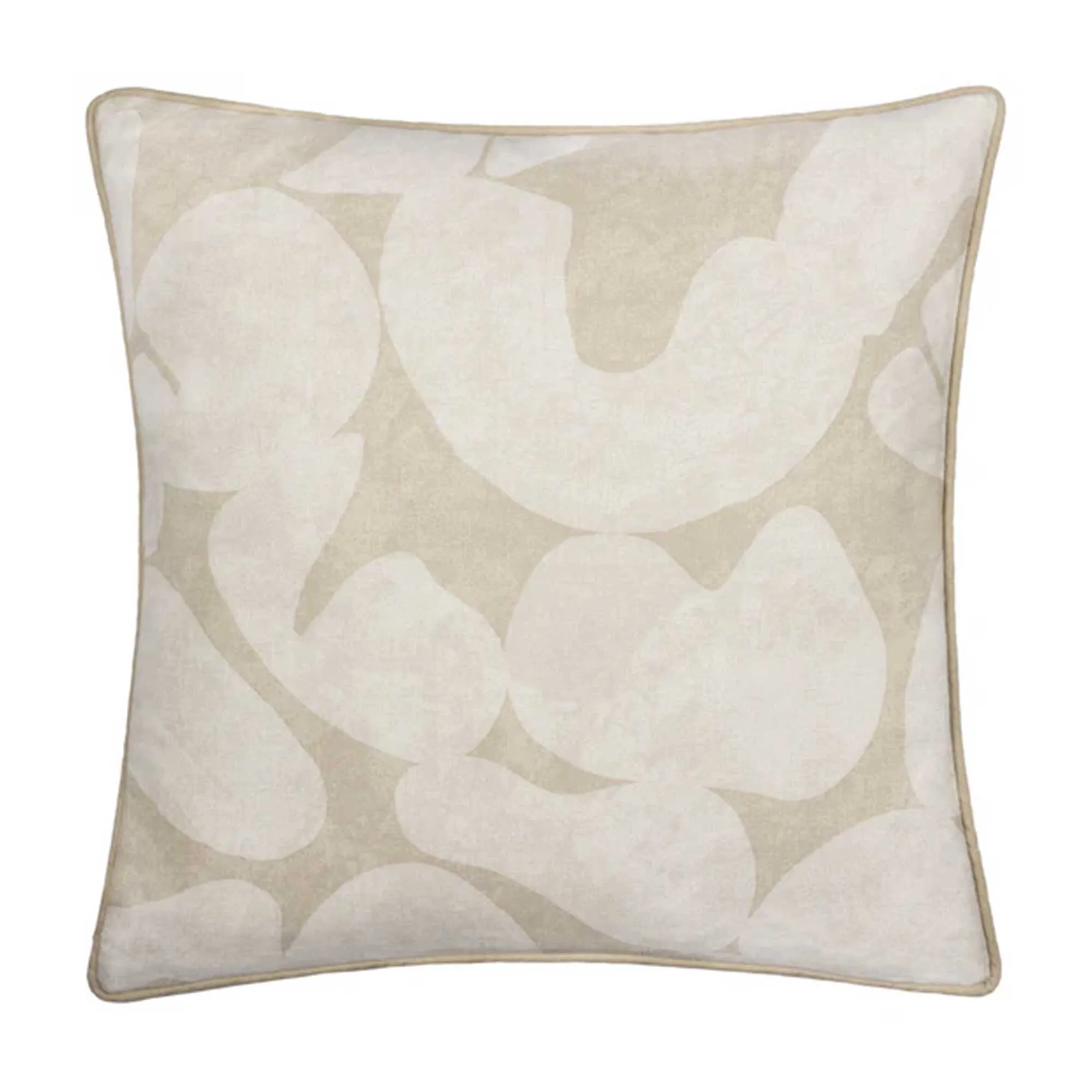 Natural Shapes Square Cushion - Neutral, Cotton image
