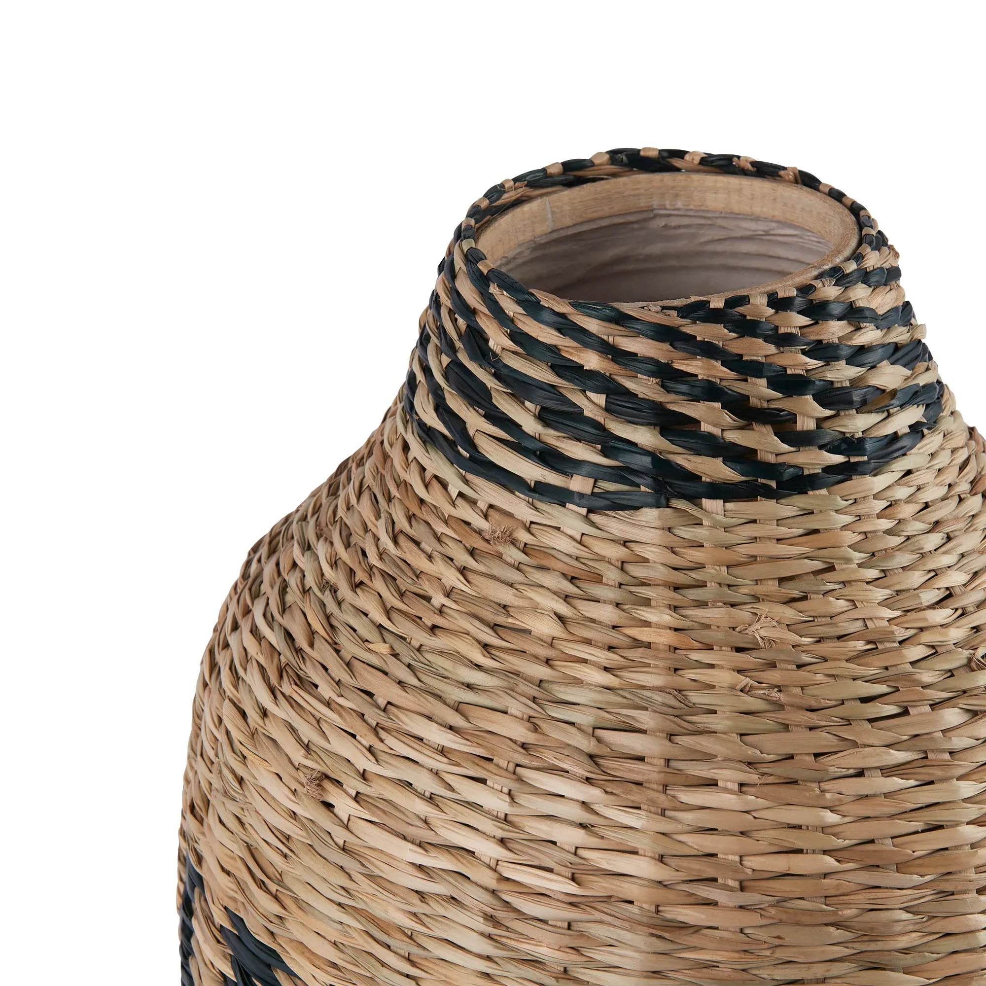 Natural Woven Vase - Neutral, Bamboo