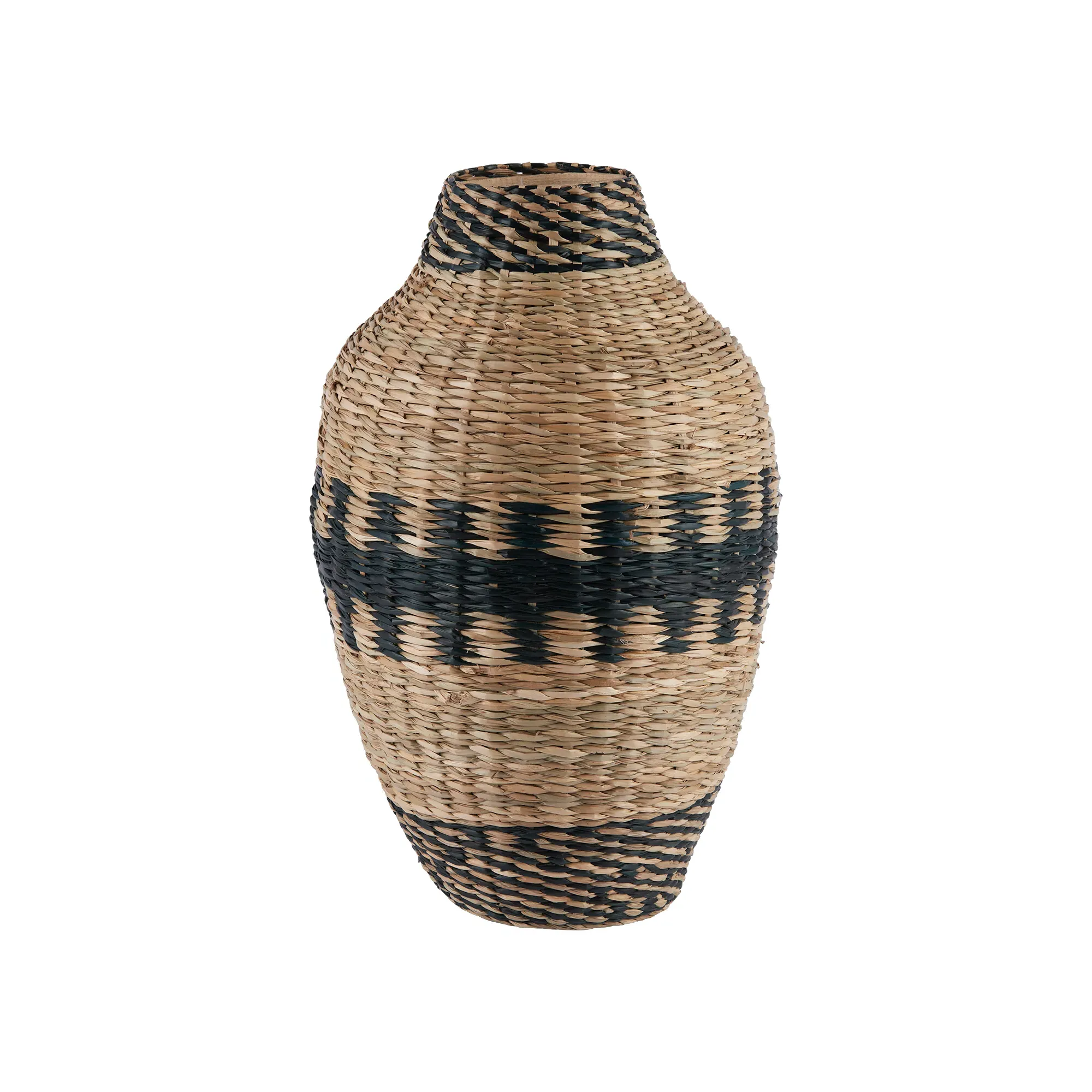 Natural Woven Vase - Neutral, Bamboo