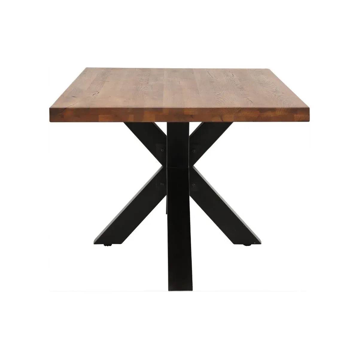 Navarro Dining Table & 6 Jasper Chairs - Brown, Oak